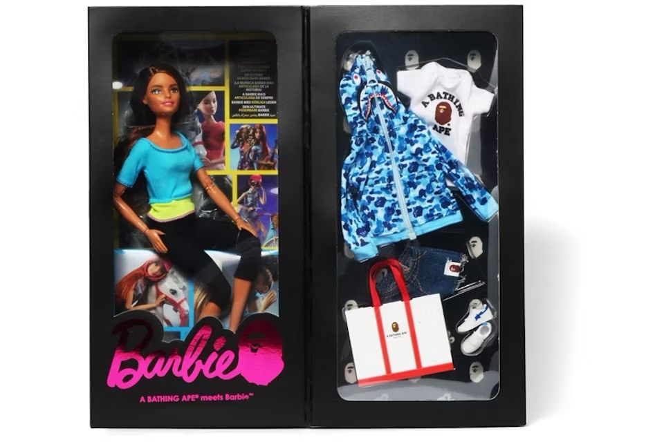 Bape A Bathing Ape (Bape) x Mattel Barbie Doll Size ONE SIZE - 1 Thumbnail