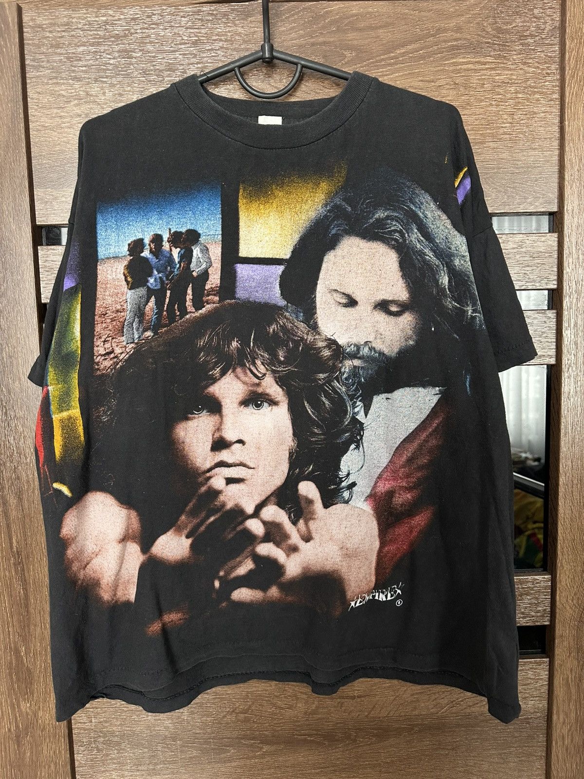 Band Tees Jim Morrison Hotel The Doors Vintage Band T-Shirt Tee 90s Size US M / EU 48-50 / 2 - 2 Thumbnail