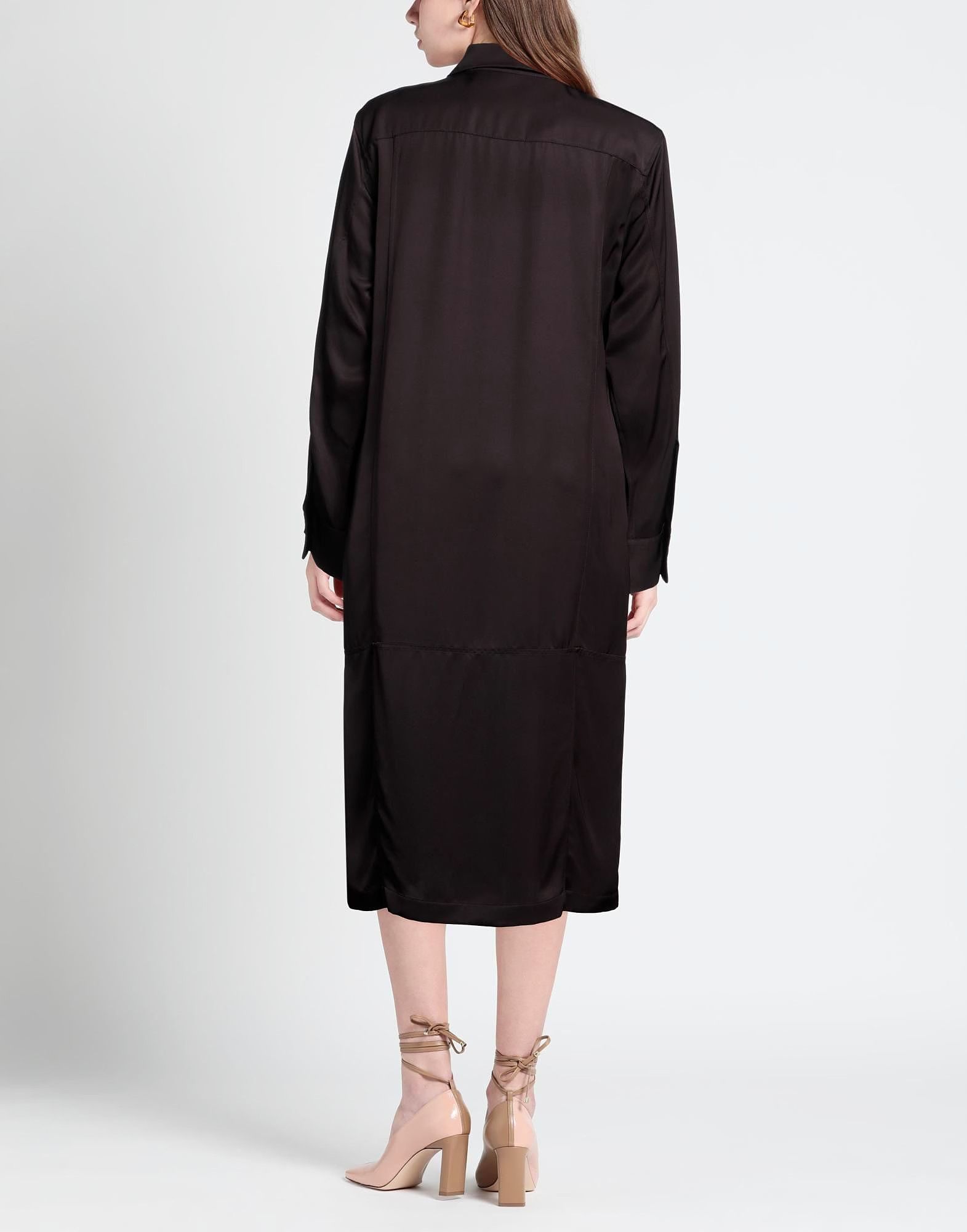 Jil Sander o1mt1gz0824 Dress in Black Size L / US 10 / IT 46 - 4 Thumbnail