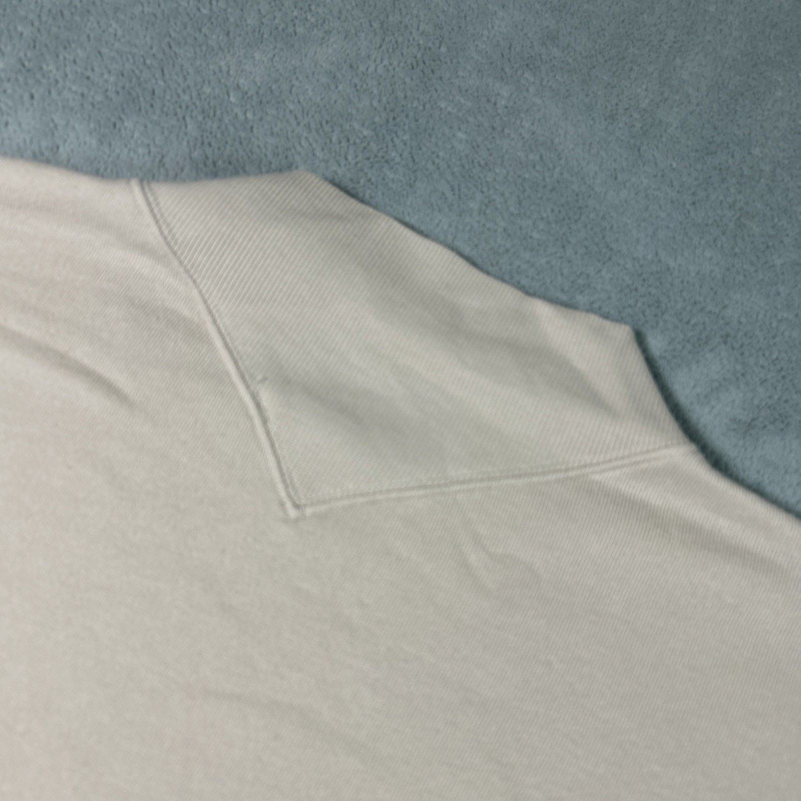 Alo Alo Blank Crewneck Sweatshirt Large Sweater Cream Ivory Size US L / EU 52-54 / 3 - 8 Thumbnail
