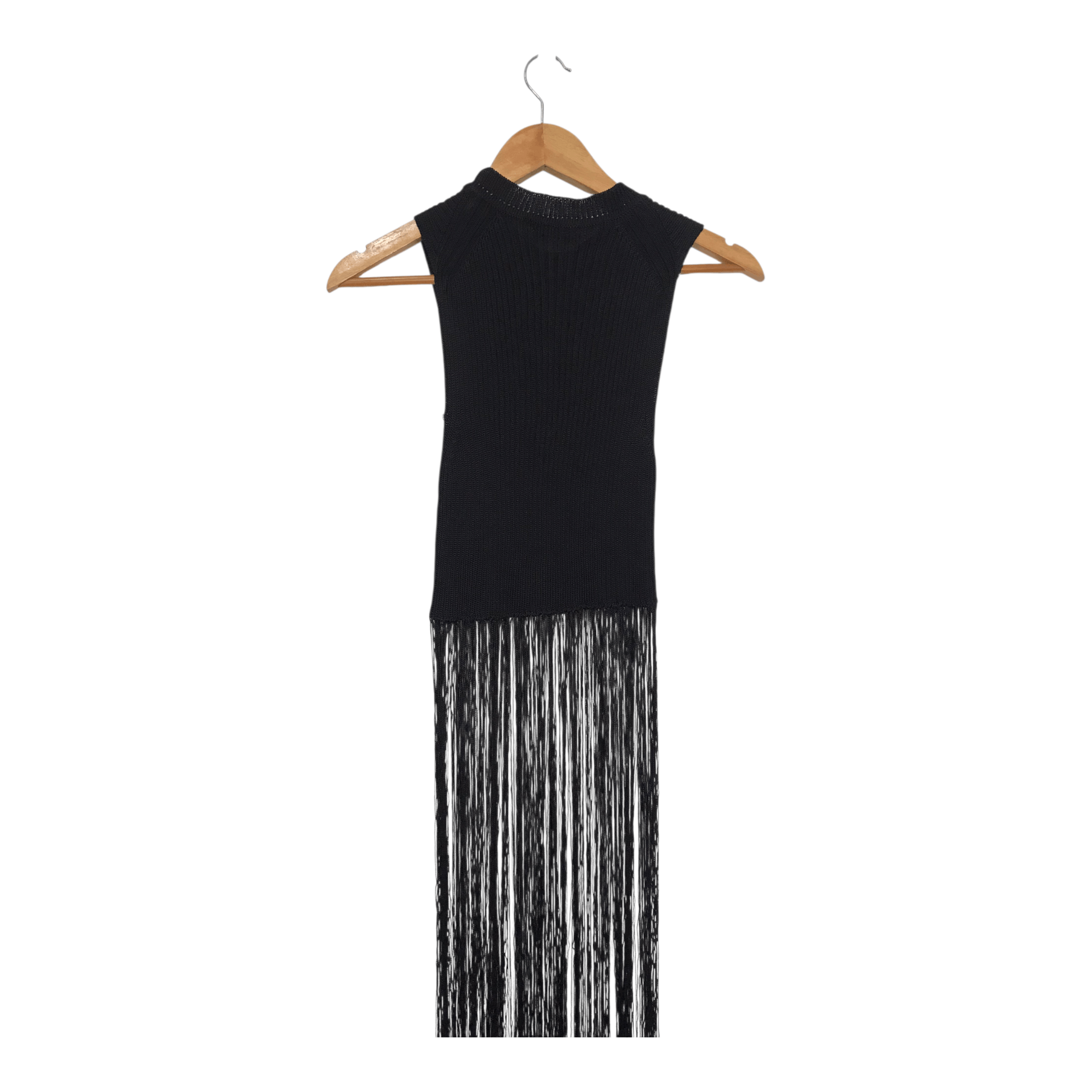 Jil Sander Jil Sander Fringed Ribbed-Knit Top In Size 34 Size S / US 4 / IT 40 - 5 Thumbnail