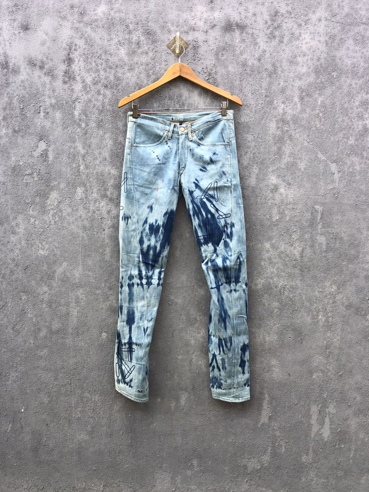 Levi's Vintage Levi’s Engineered Y2k Acid Wash Jeans Size US 29 - 1 Thumbnail