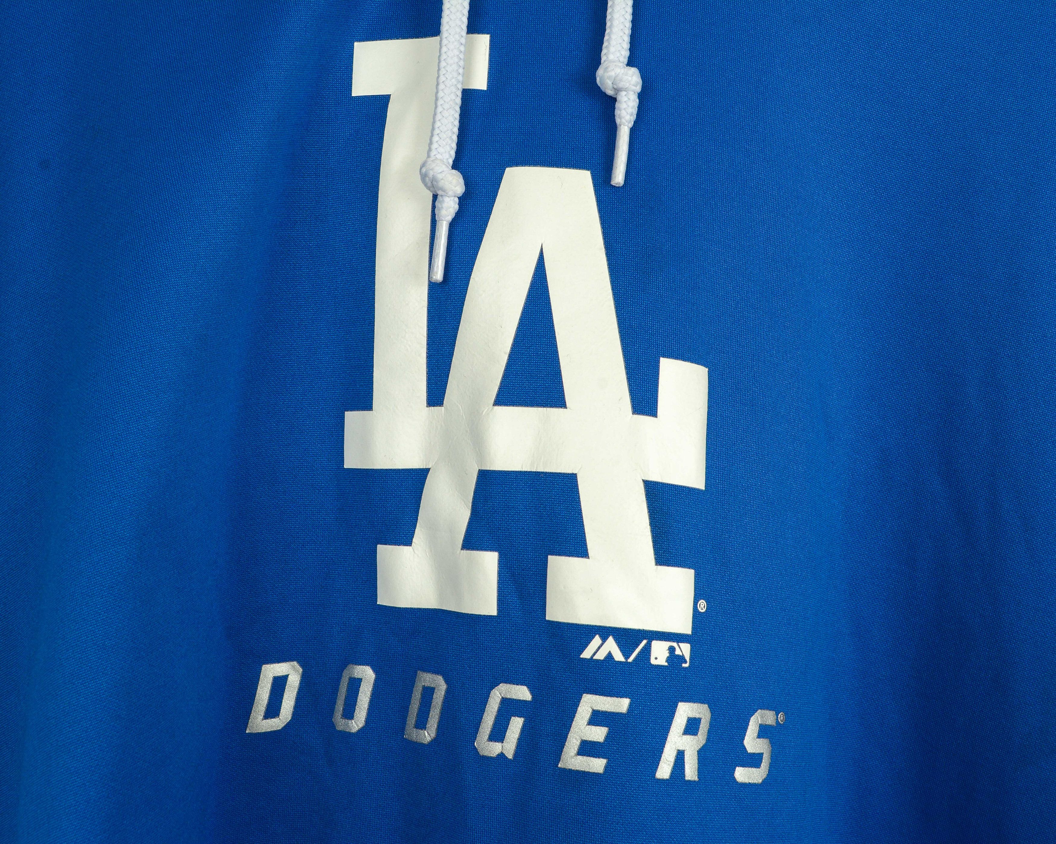 Majestic Los Angeles Dodgers Therma Mens 2XL Hoodie MLB Pullover Size US XXL / EU 58 / 5 - 3 Thumbnail
