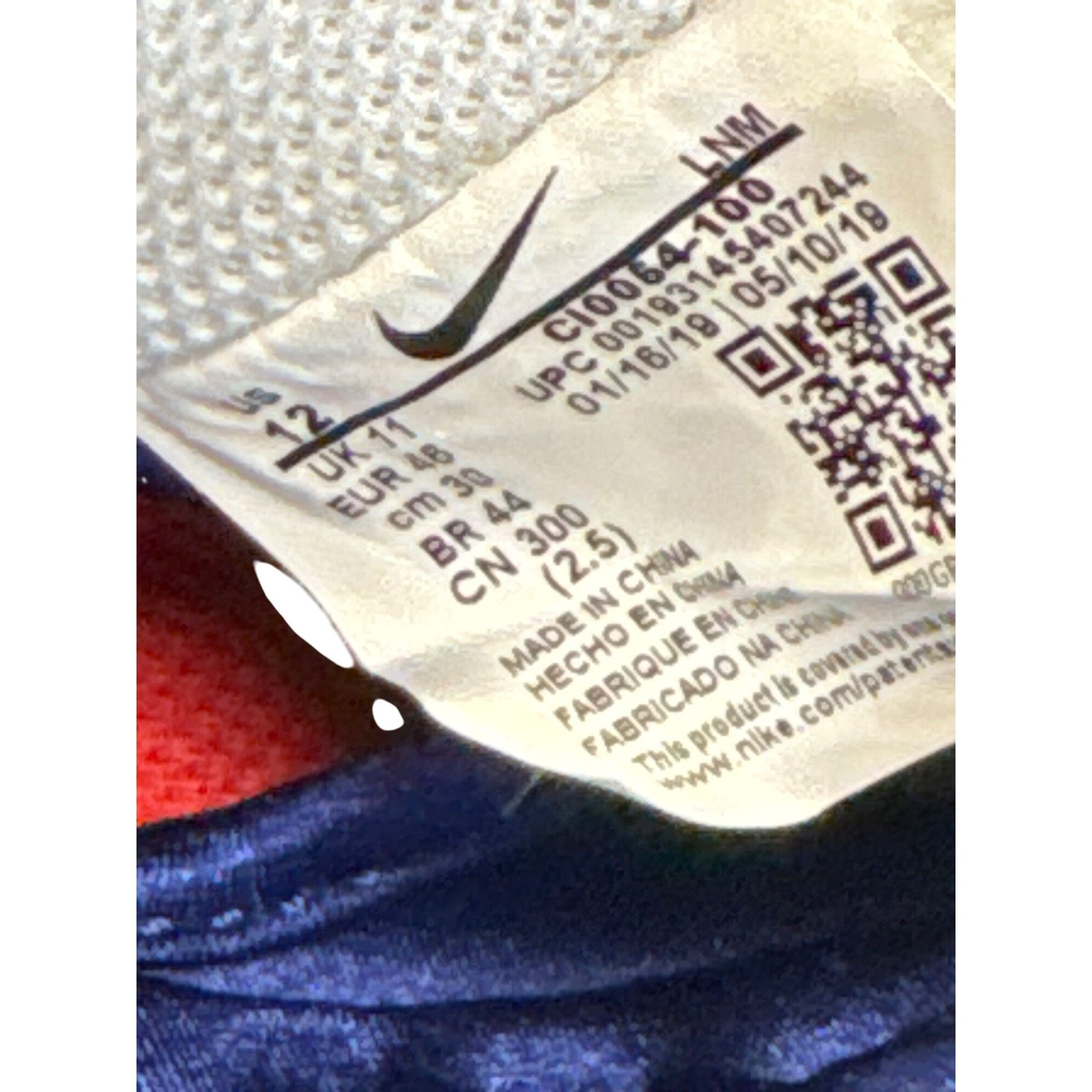 Nike Nike Air Force 1 Type Summit CI0054-100 Mens white sneakers Size US 12 / EU 45 - 8 Thumbnail