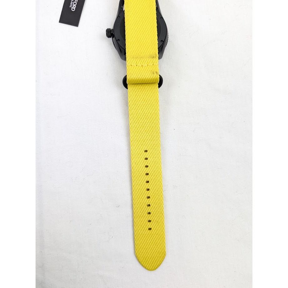 Tom Ford o1rshd1 Size: OS / Plastic Large Case Sports Watch in Yellow Size ONE SIZE - 16 Thumbnail