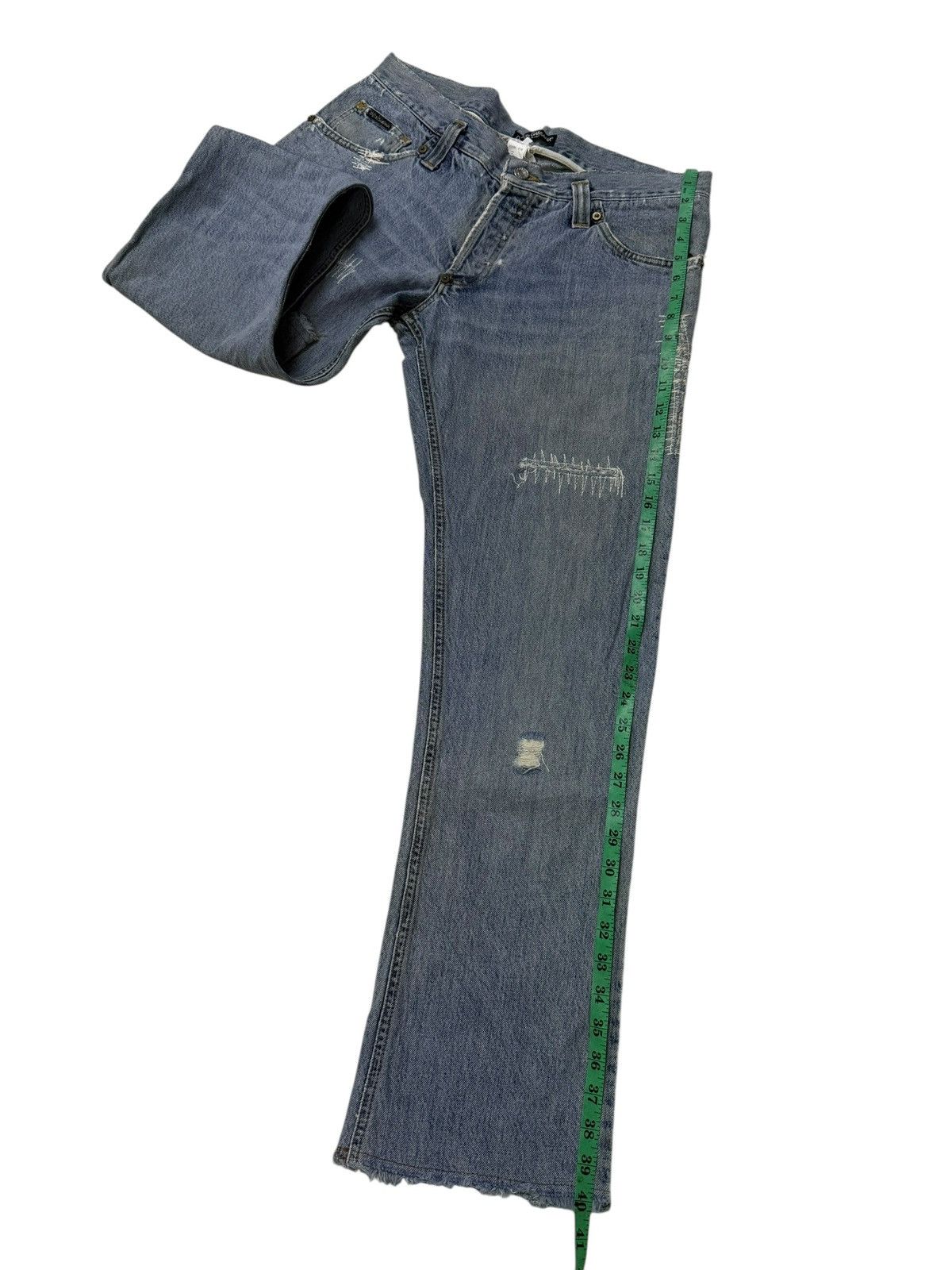 Dolce & Gabbana Flared Jeans Dolce & Gabbana Distressed Boot Cut Denim Size US 33 - 14 Thumbnail