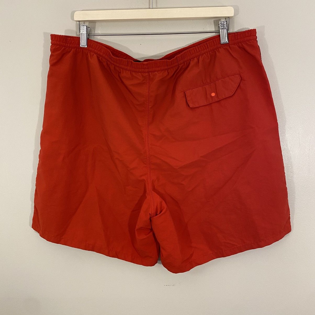 Patagonia × Vintage Vintage 90s Patagonia Swim Shorts Red XL Size US 38 / EU 54 - 2 Thumbnail