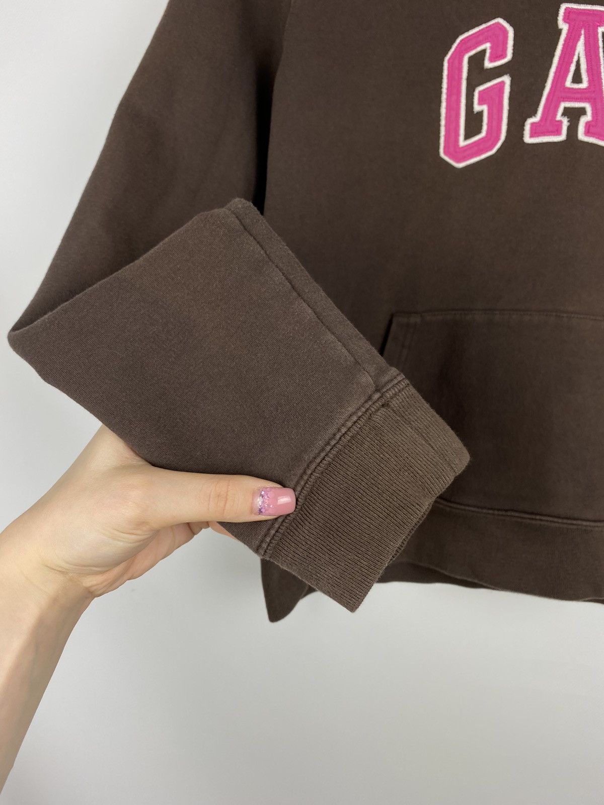 Gap × Vintage Y2K Vintage Gap ladies brown hoodie Kylie Jenner style Size M / US 6-8 / IT 42-44 - 9 Thumbnail