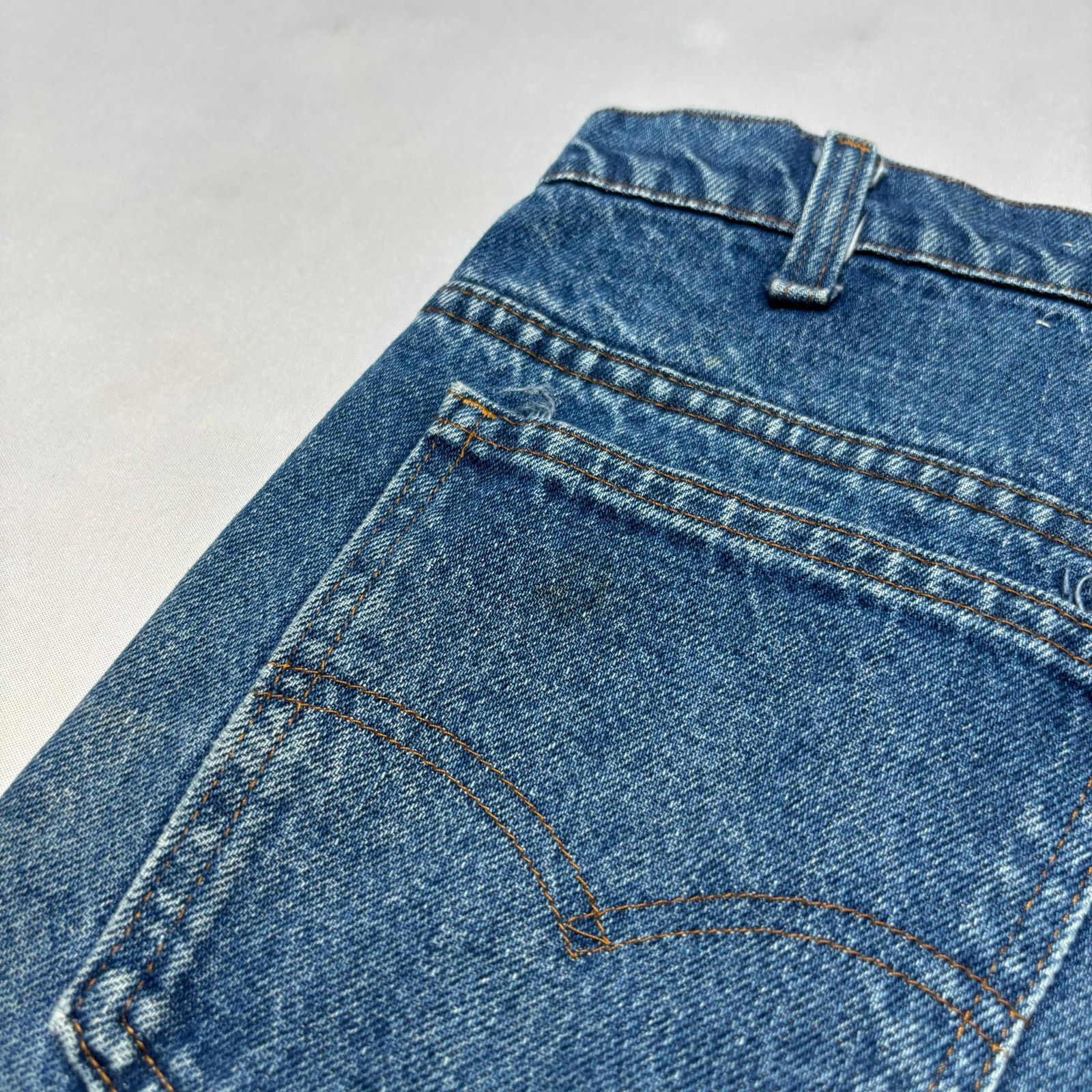 Levi's Vintage 80s Levi's 519 0217 Orange Tab Jeans Men's 34x31.5 Size US 34 / EU 50 - 12 Thumbnail