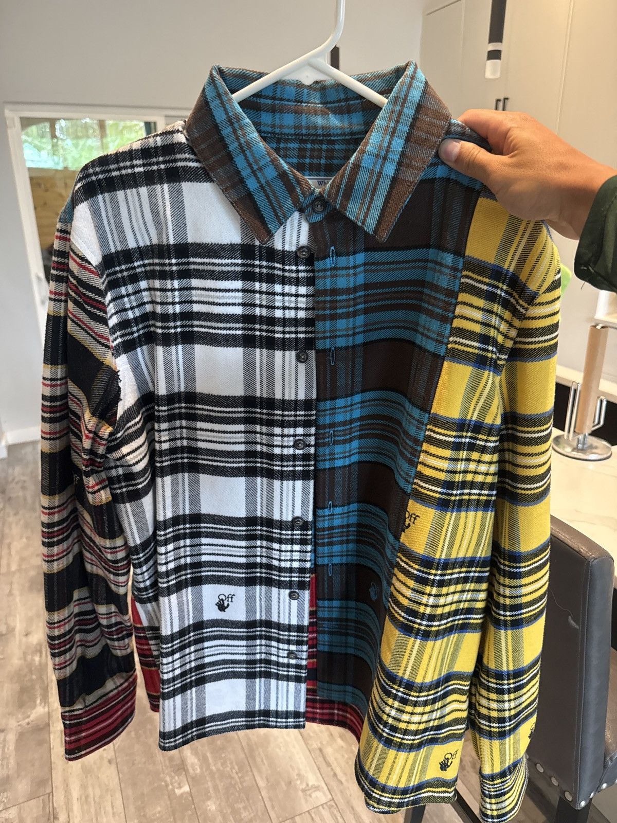 Off-White Off White Flanel Size US L / EU 52-54 / 3 - 1 Thumbnail