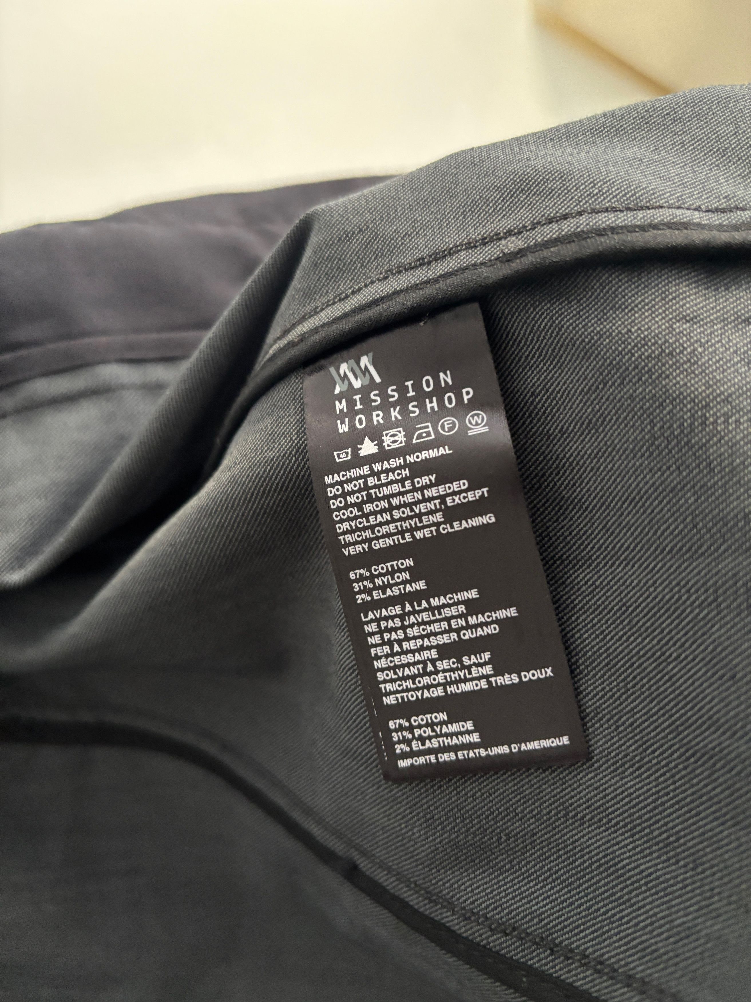 Mission Workshop $485 The Stack Black Denim Schoeller Jacket - XS/ Small Size US XS / EU 42 / 0 - 9 Thumbnail