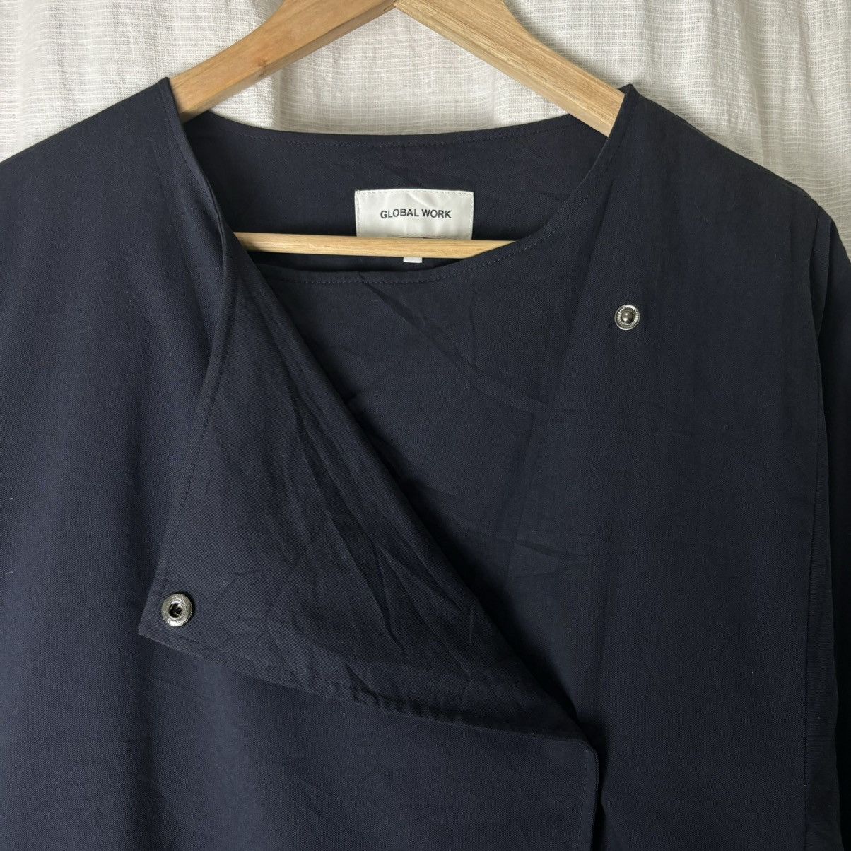 Global Work × Japanese Brand GLOBAL WORK BUTTON THIN COAT Size L / US 10 / IT 46 - 4 Thumbnail