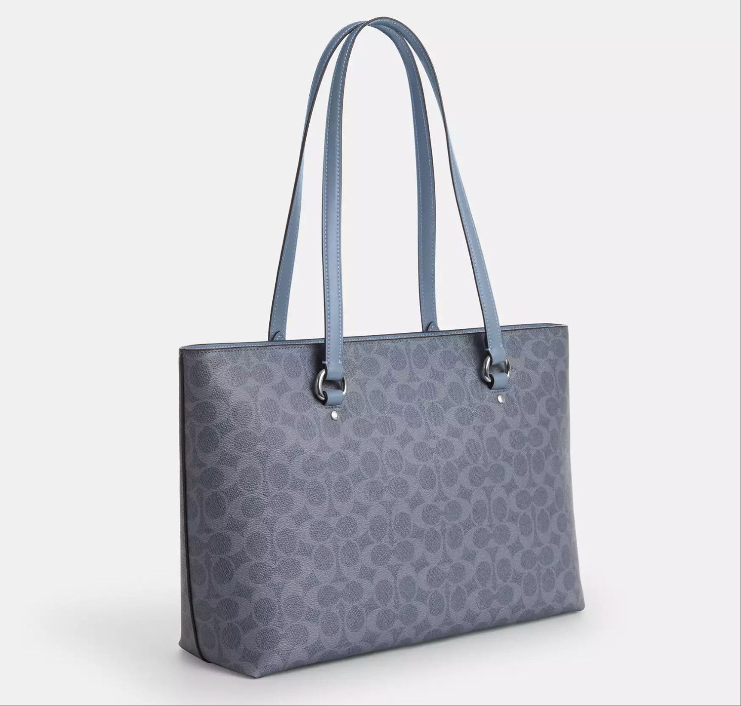 Coach Station Tote Bag In Signature Canvas CCD69 Size ONE SIZE - 9 Thumbnail