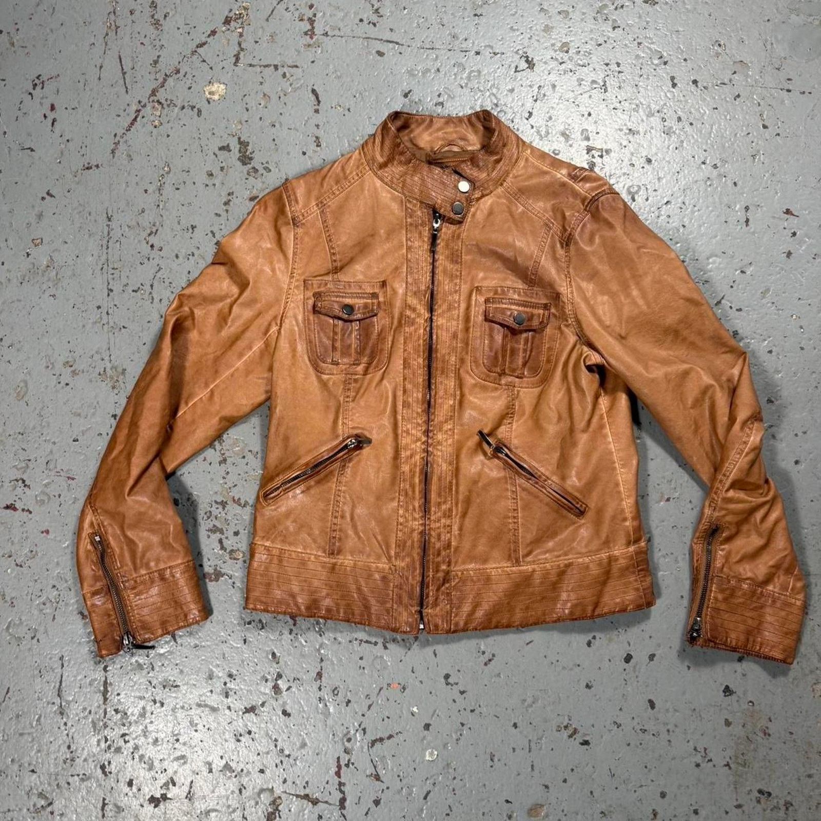 Other Studio m brown leather Jacket Size M / US 6-8 / IT 42-44 - 1 Thumbnail