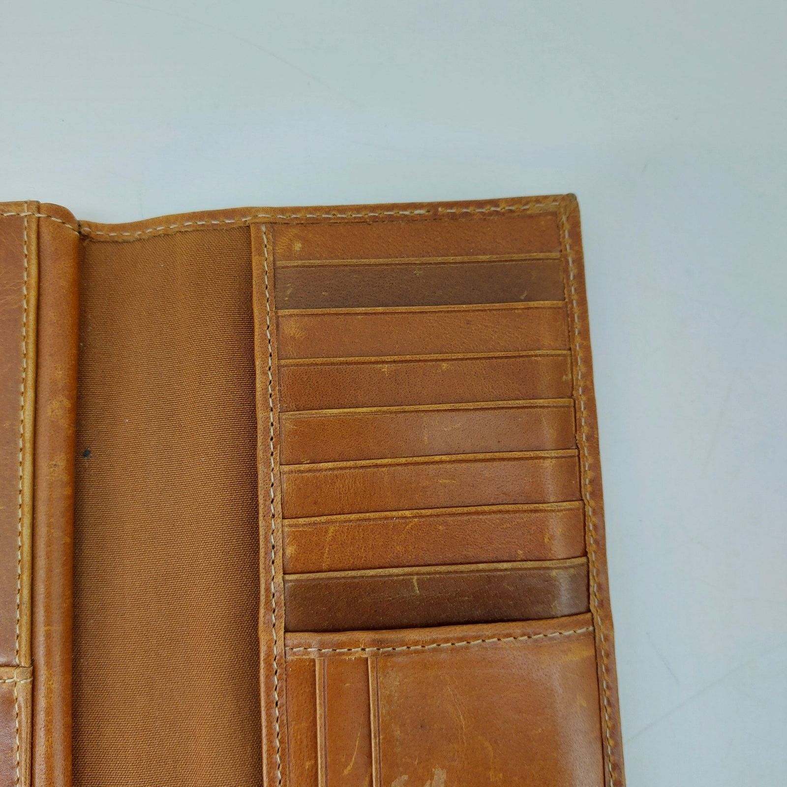 Timberland Timberland Genuine Leather Trifold Wallet Brown Brown Cards Size ONE SIZE - 11 Thumbnail