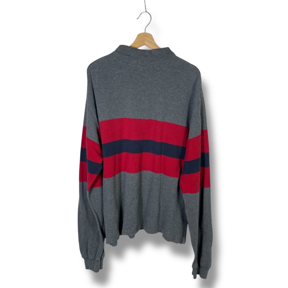 Polo Ralph Lauren Vintage Polo Sport Ralph Lauren Stripes Shirt Size US XL / EU 56 / 4 - 2 Thumbnail