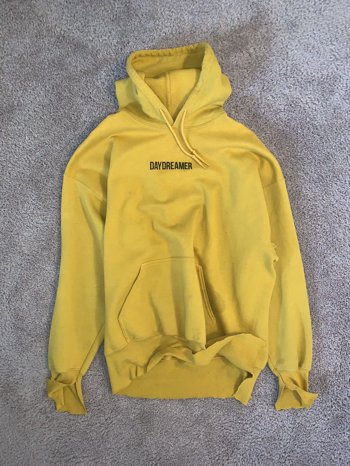 Yellow daydreamer hoodie sales