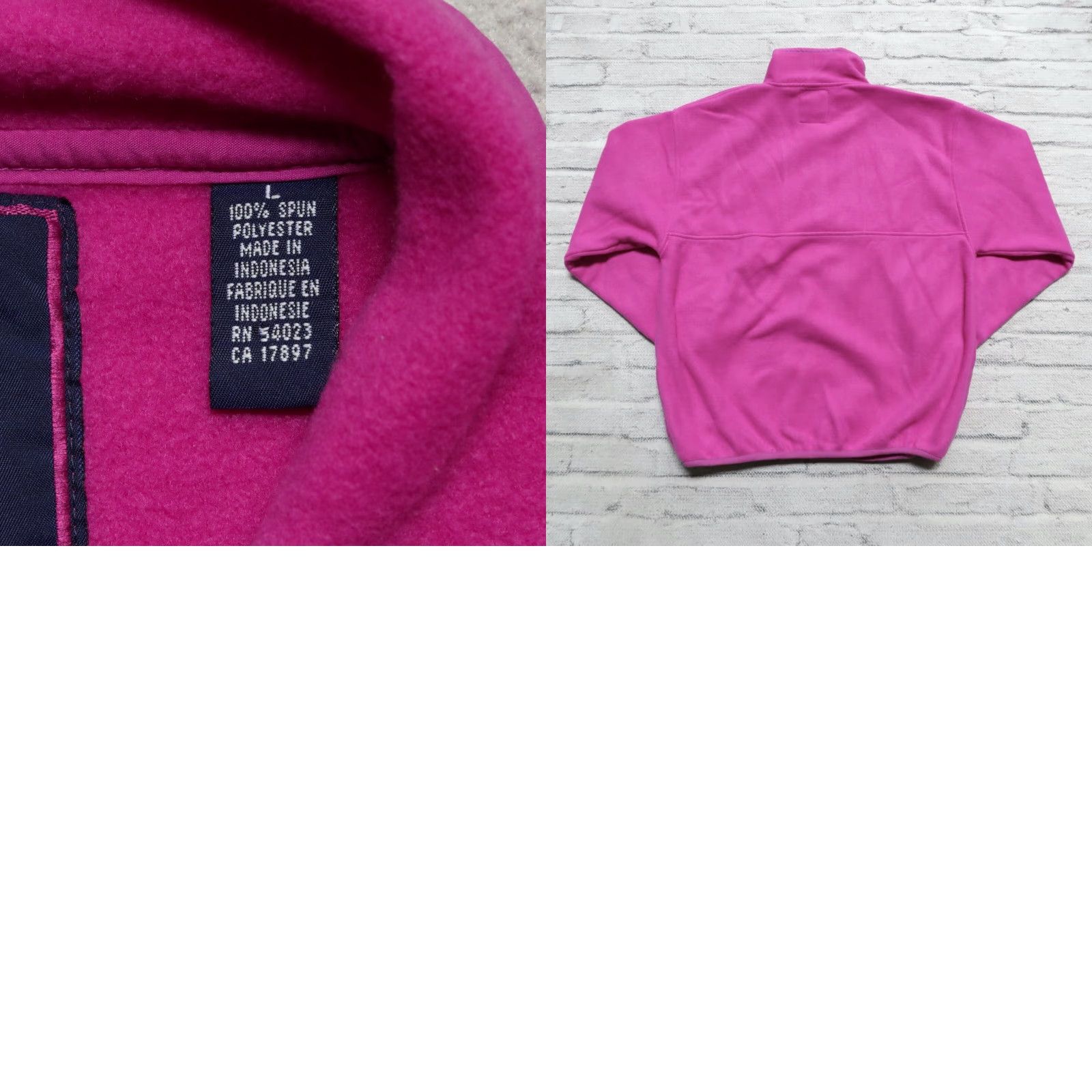 Gap VINTAGE Deadstock GAP Arctic Light Fleece Pullover Shirt Men L Pink 90s Size US L / EU 52-54 / 3 - 9 Thumbnail