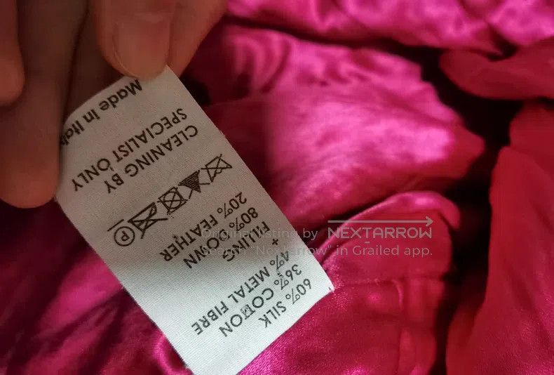 Dries Van Noten Dries Van Noten Rose Pink Silk Down Jacket Size S / US 4 / IT 40 - 4 Thumbnail