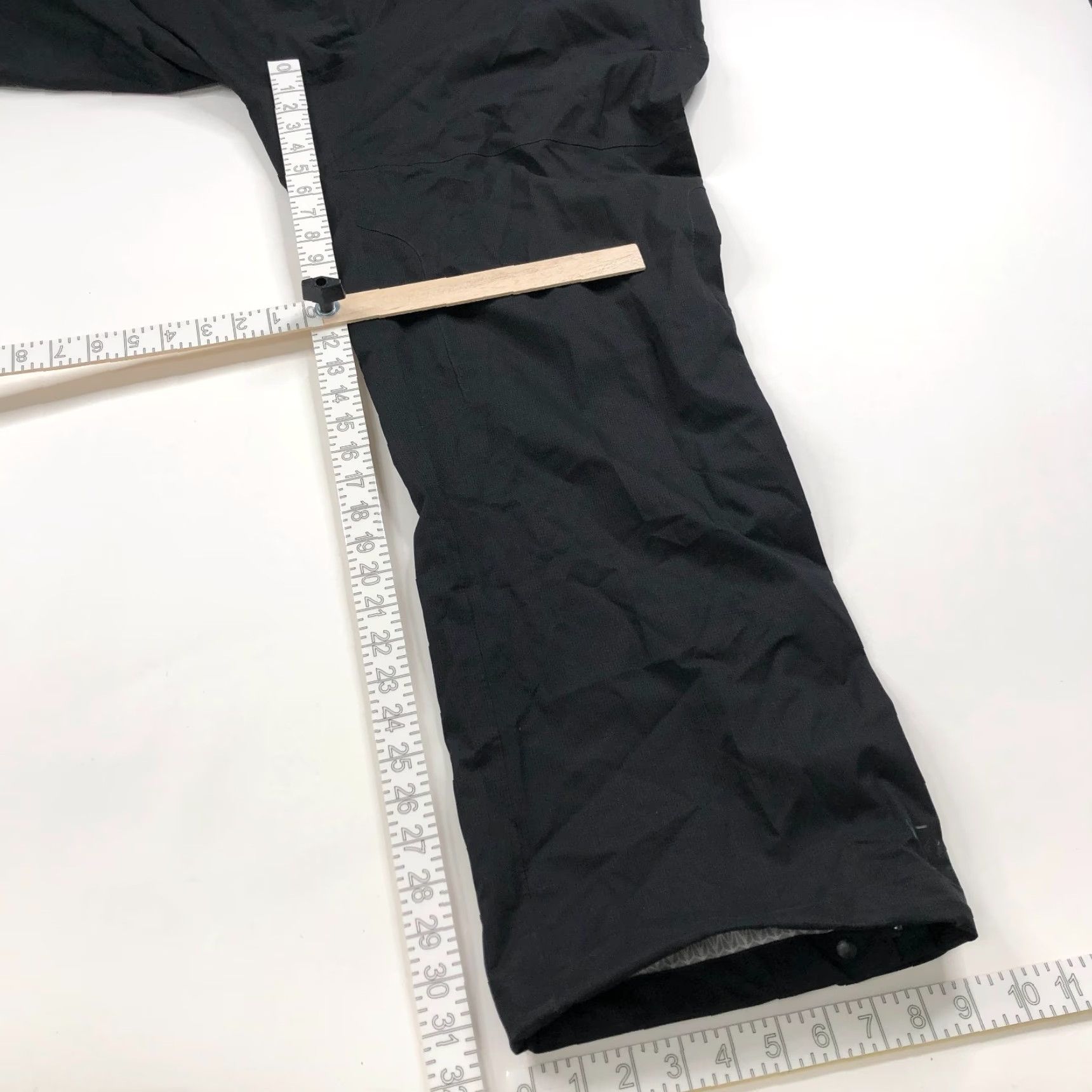 Vintage REI Elements Mens Rain Pants XXL 2XL 32L Black Polyester Trek Hiking Breathable Convertible Wind Size US 39 - 5 Thumbnail