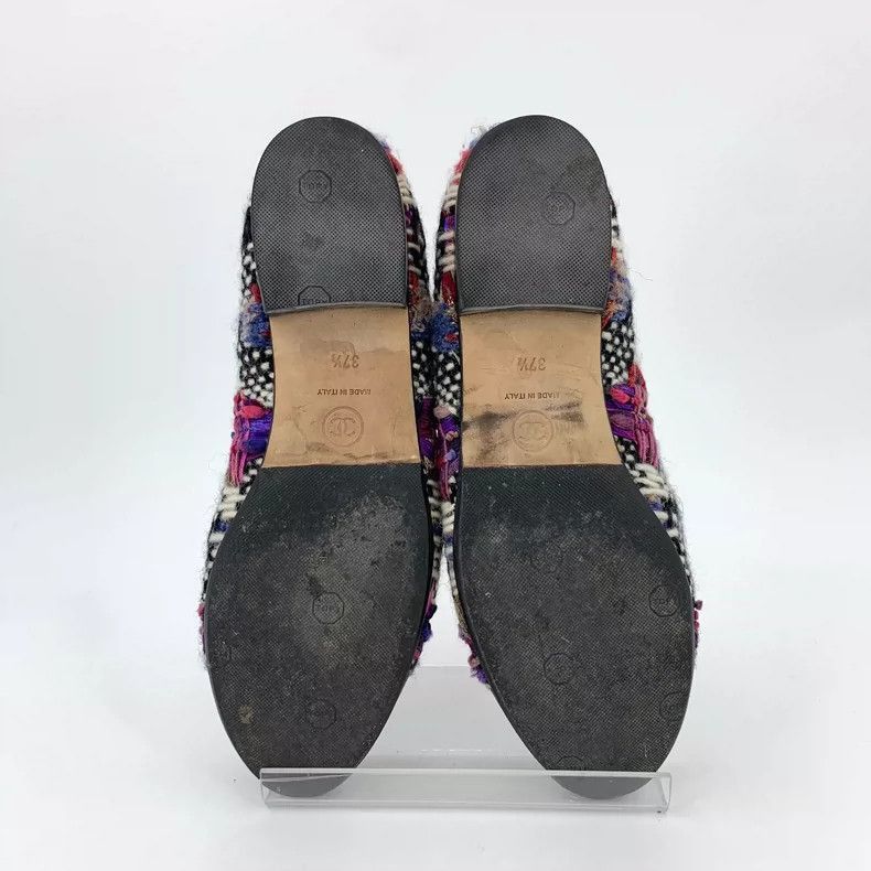 Chanel Chanel Black Leather Bow Detail Flats -2505 Size US 6.5 / IT 36.5 - 5 Thumbnail