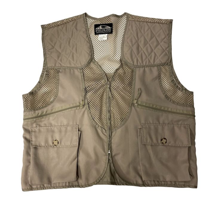 KHAKI HUNTING- & FISHING VEST Khaki