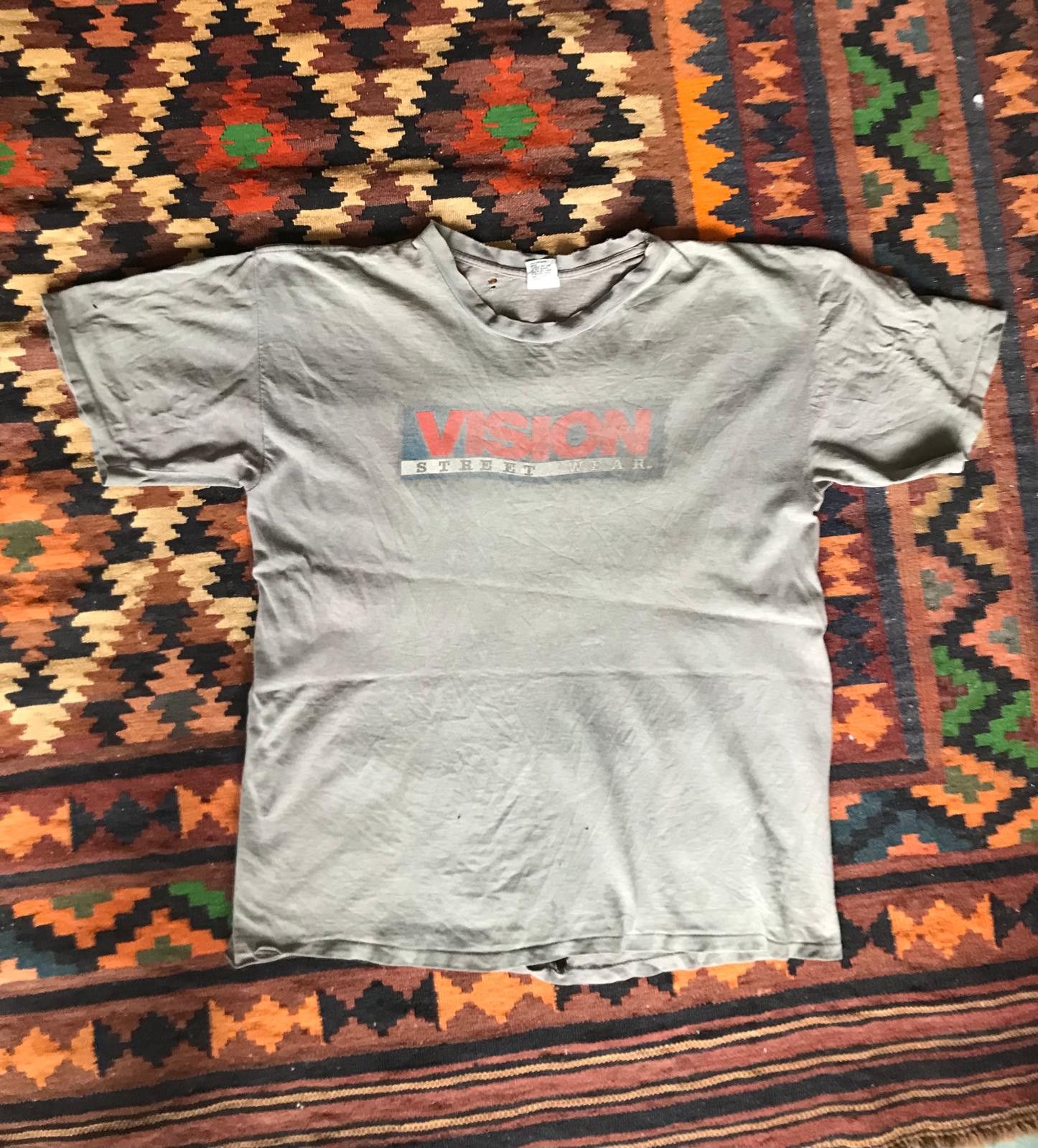 Vision Streetwear Vtg Orig 80's VSW Vision Streetwear T Rare Design w/Tag Size US XL / EU 56 / 4 - 1 Thumbnail