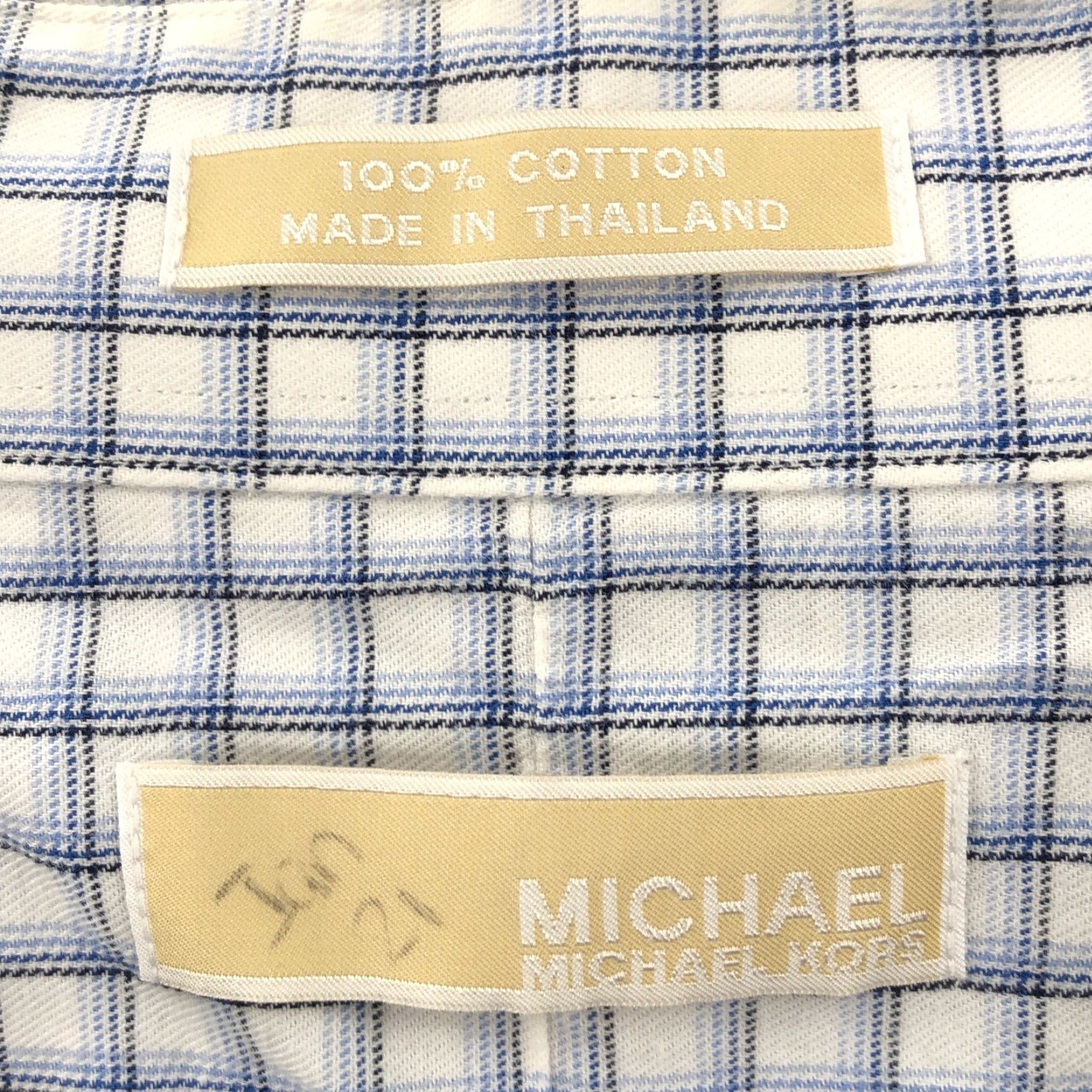 Michael Kors Michael Kors Multicolor Long Sleeve Button-Up Shirt Mens 16.5 Regular Cotton Check 46 in Chest Size US L / EU 52-54 / 3 - 4 Thumbnail