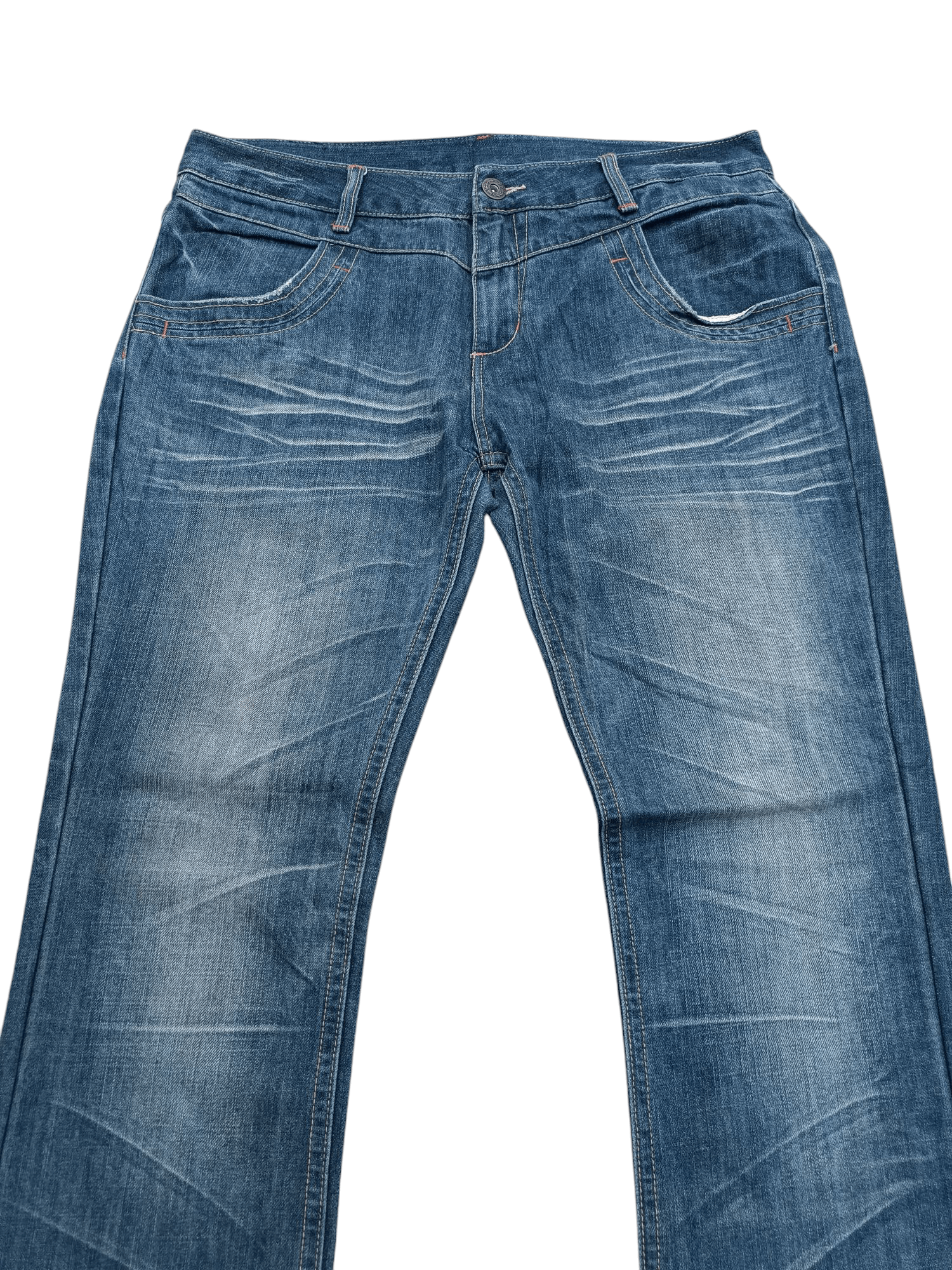 Japanese Brand RARE JAPANESE BRAND FADED CLAWMARK STUD DENIM E261 Size US 36 / EU 52 - 3 Thumbnail