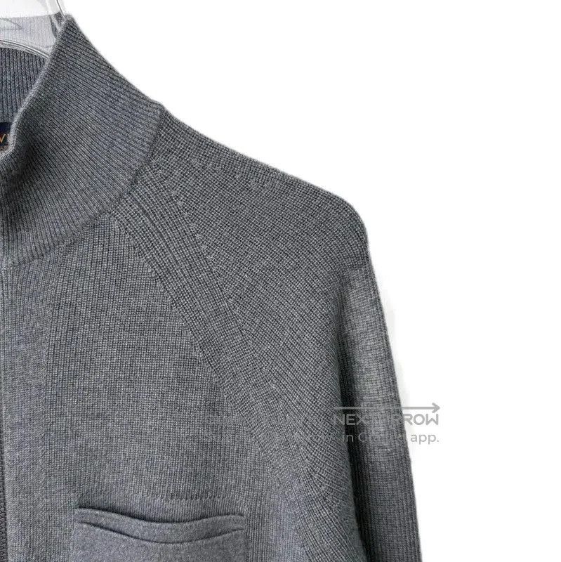 Louis Vuitton Louis Vuitton Gray Cotton Blend Women's Jacket . Size S / US 4 / IT 40 - 3 Thumbnail