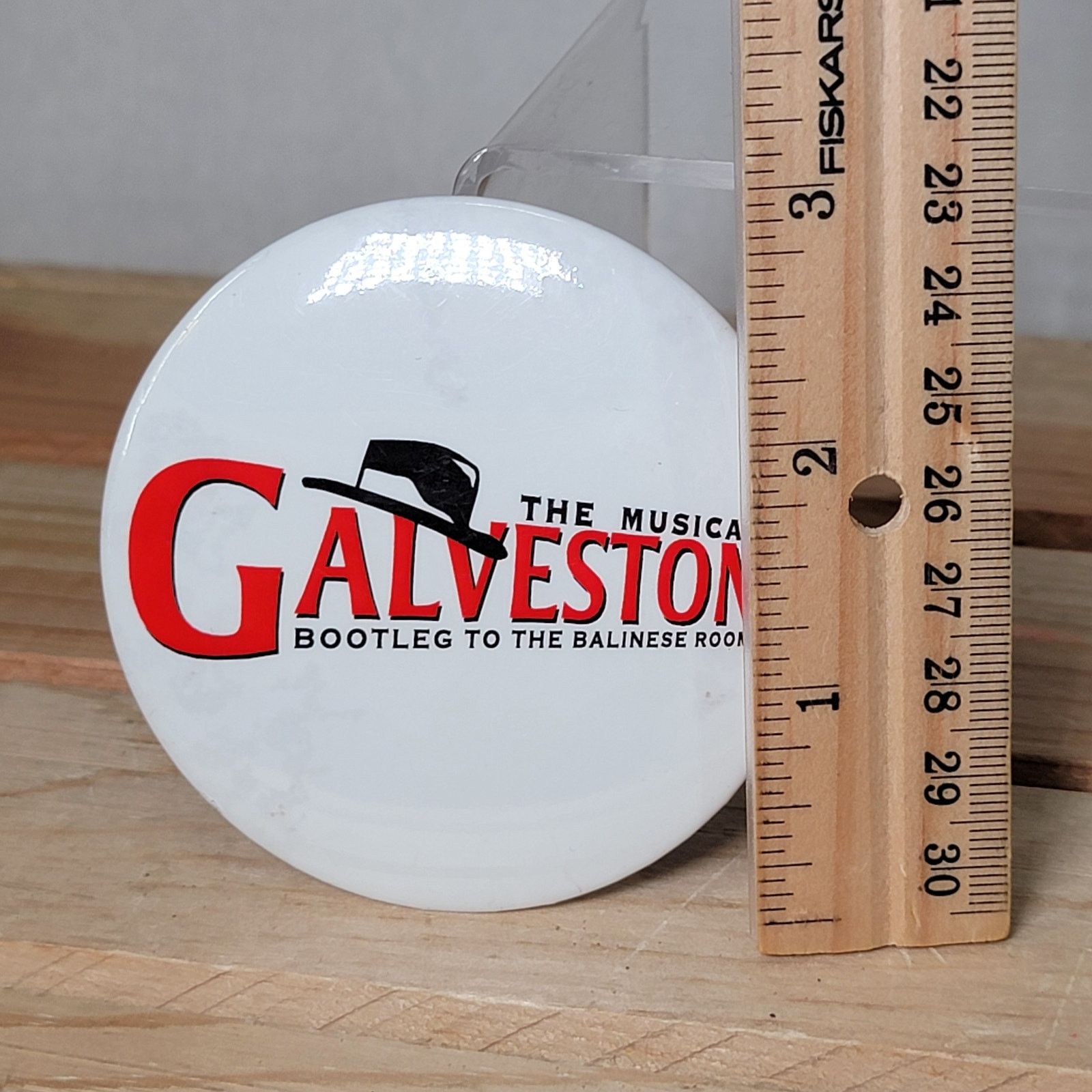 Other VTG Galveston! The Musical: Bootleg To Balinese Room Button Size ONE SIZE - 3 Thumbnail
