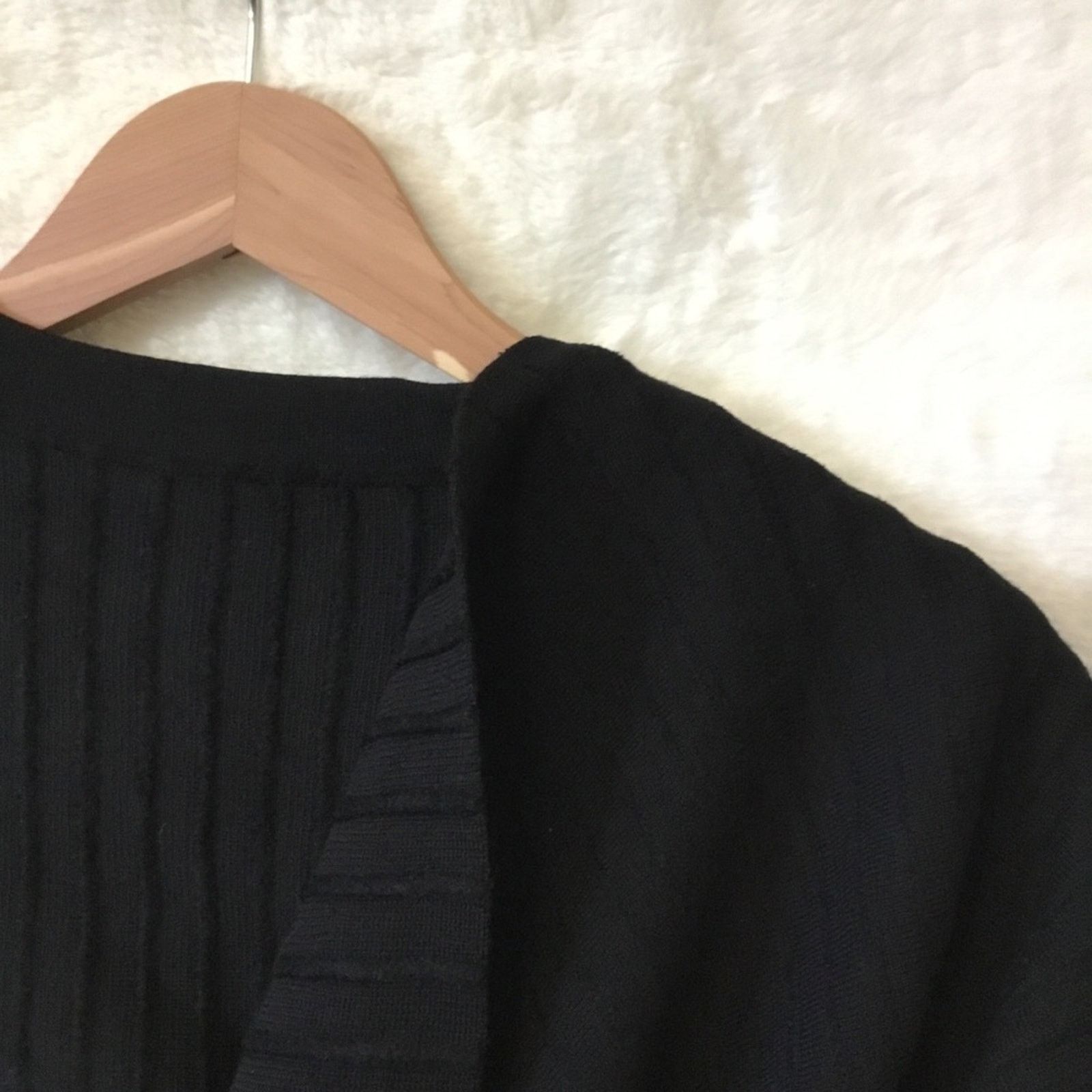 Cos COS Black Wool Texture Stripe Sweater Size S / US 4 / IT 40 - 16 Thumbnail
