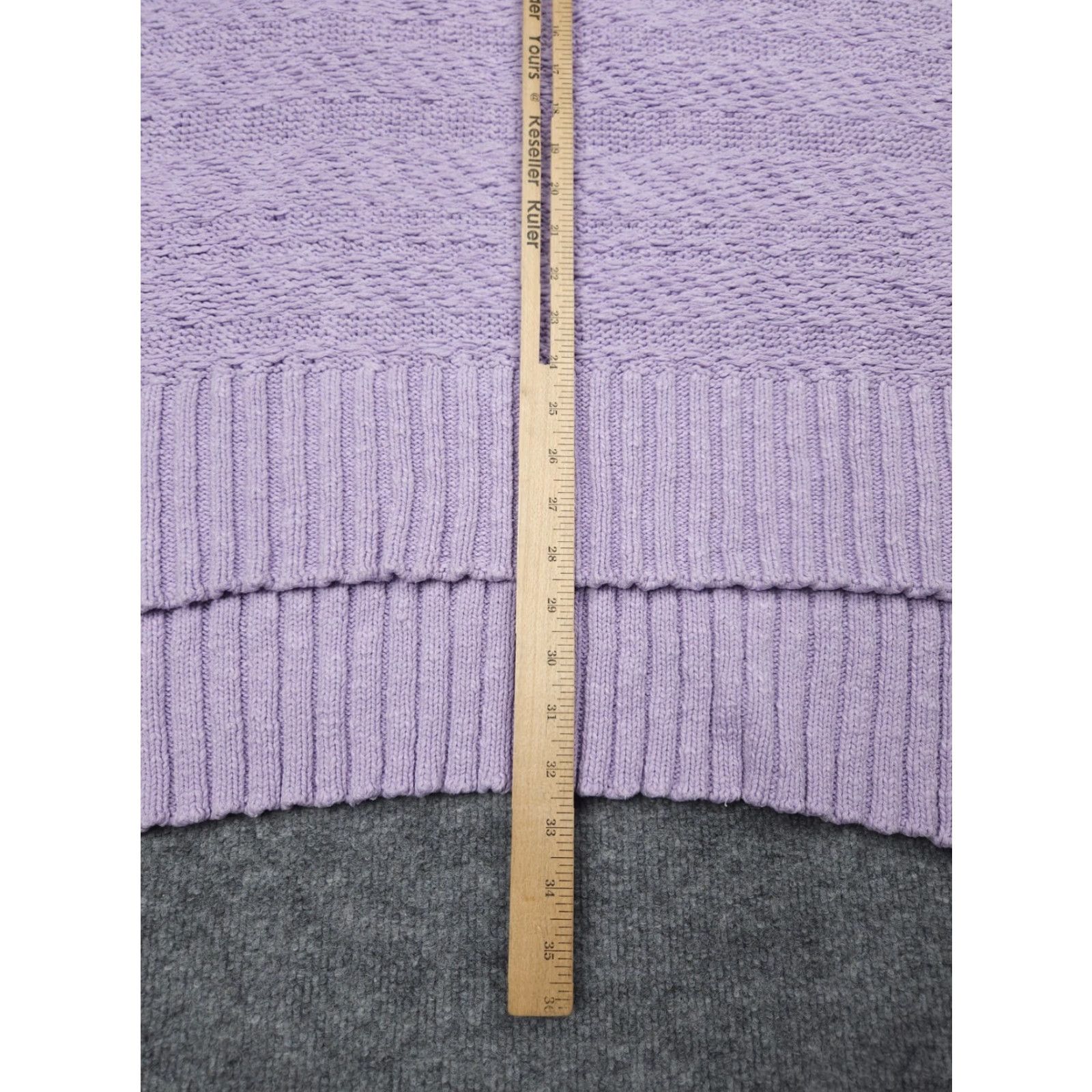 Free People Free People Sparrow Tunic Sweater Oversized Small Purple Light Purple Long Sleeve Women S Relaxed Knit Sec Size S / US 4 / IT 40 - 7 Thumbnail