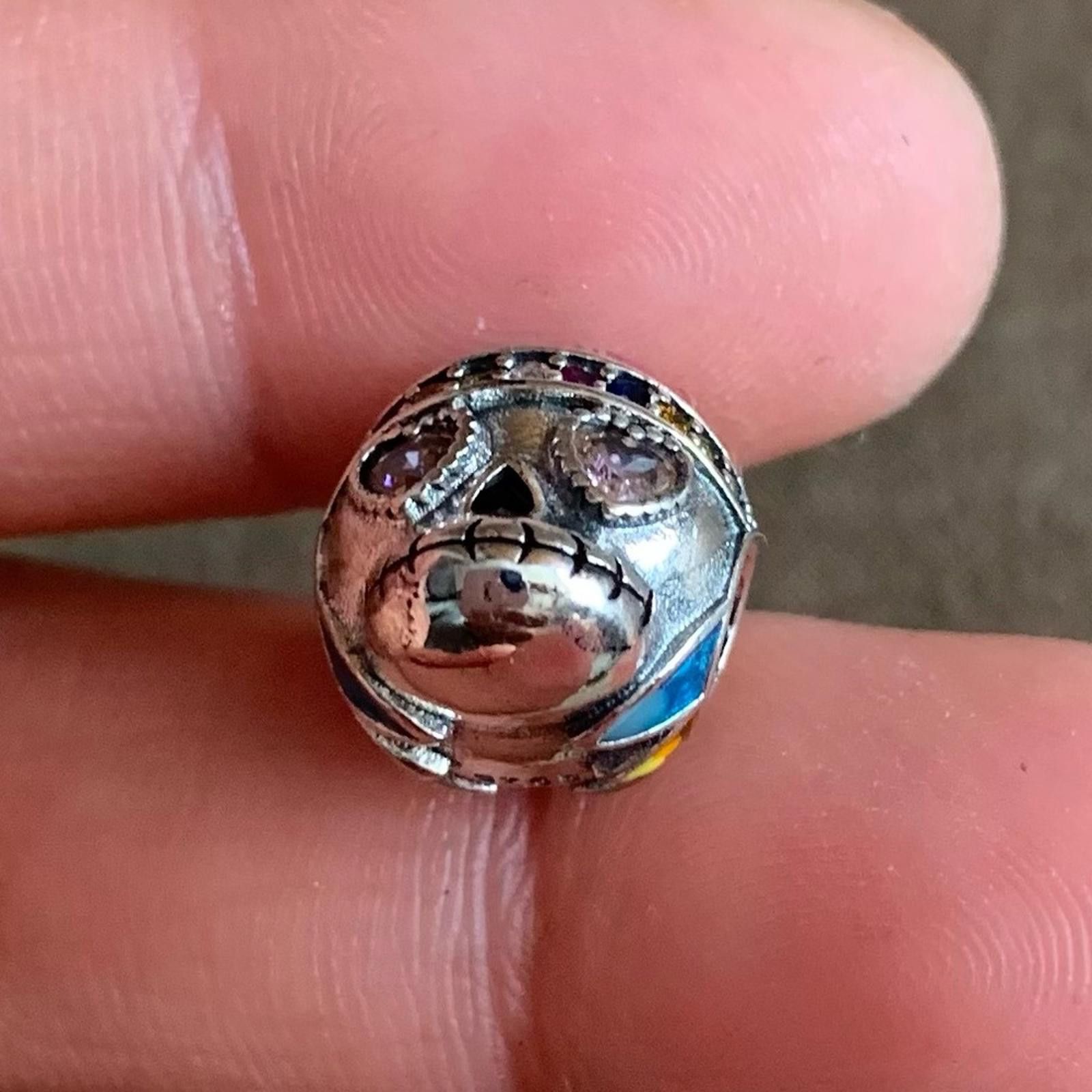 Other NWOT Halloween Gemstones Skull Charm Sterling Silver 925 Size ONE SIZE - 12 Thumbnail