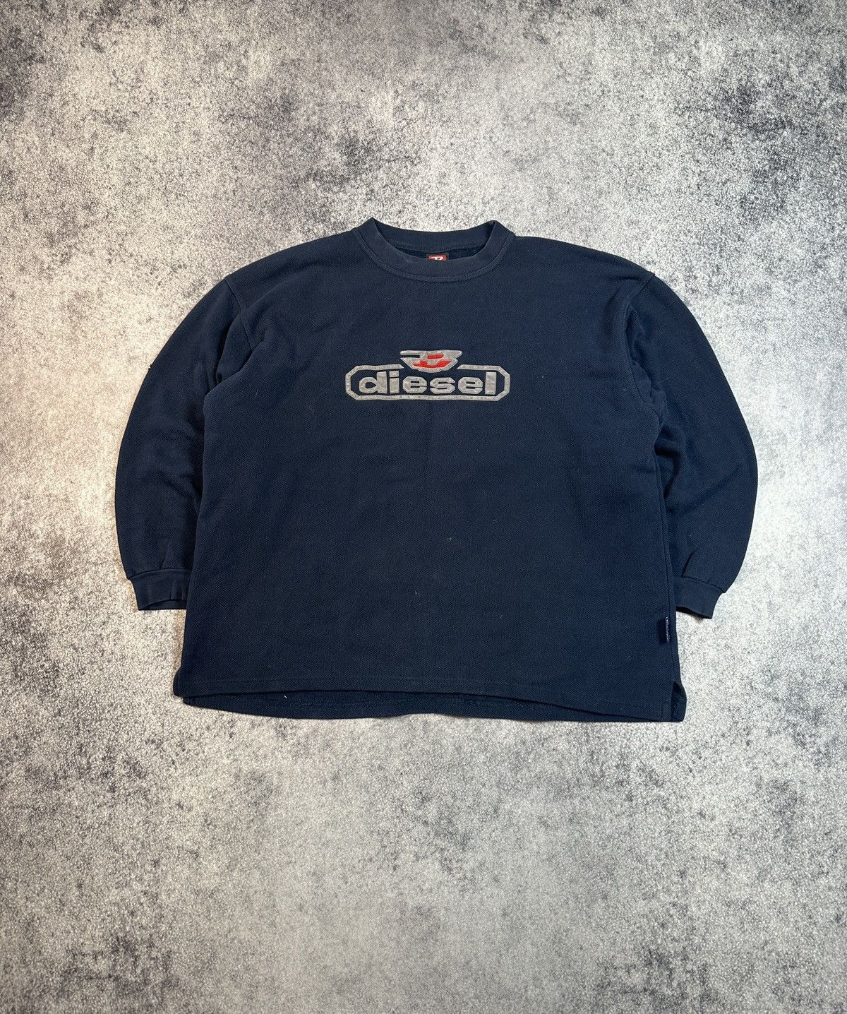 Diesel Y2K Vintage Diesel Big Logo Sweatshirt Avant Garde Opium USA Size US XXL / EU 58 / 5 - 1 Thumbnail
