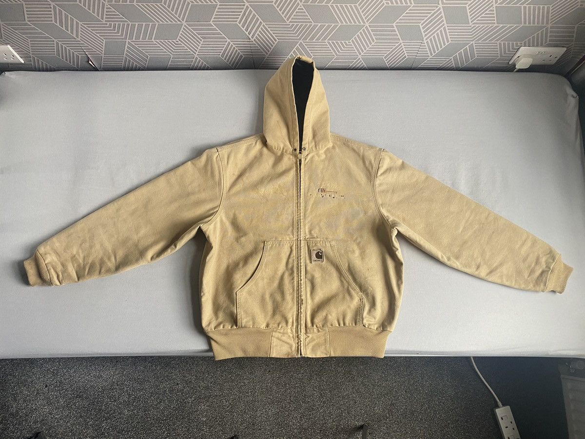 Carhartt Wip Vintage Carhartt J06WET Hooded Zip Up Jacket Size US S / EU 44-46 / 1 - 3 Thumbnail