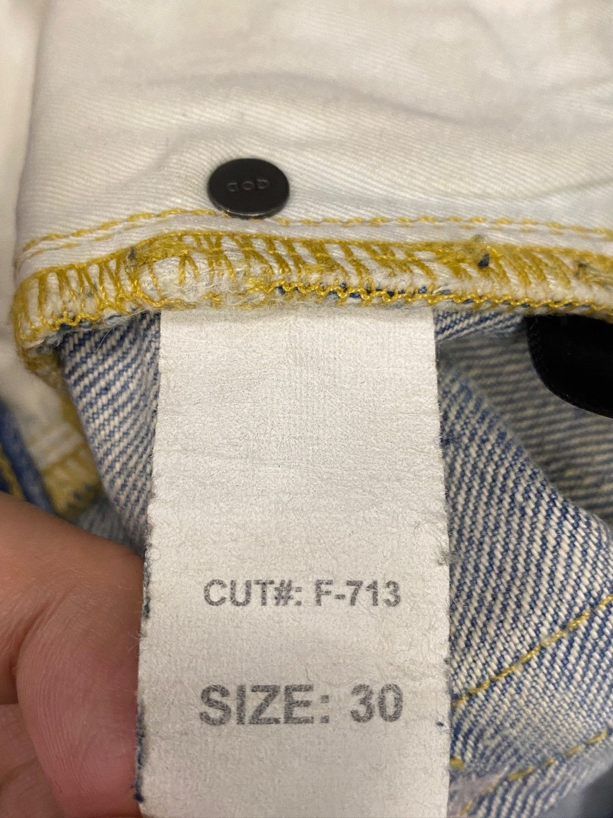 Fear of God Fear Of God 4th Collection Selvedge Denim Jeans Size US 30 / EU 46 - 11 Thumbnail