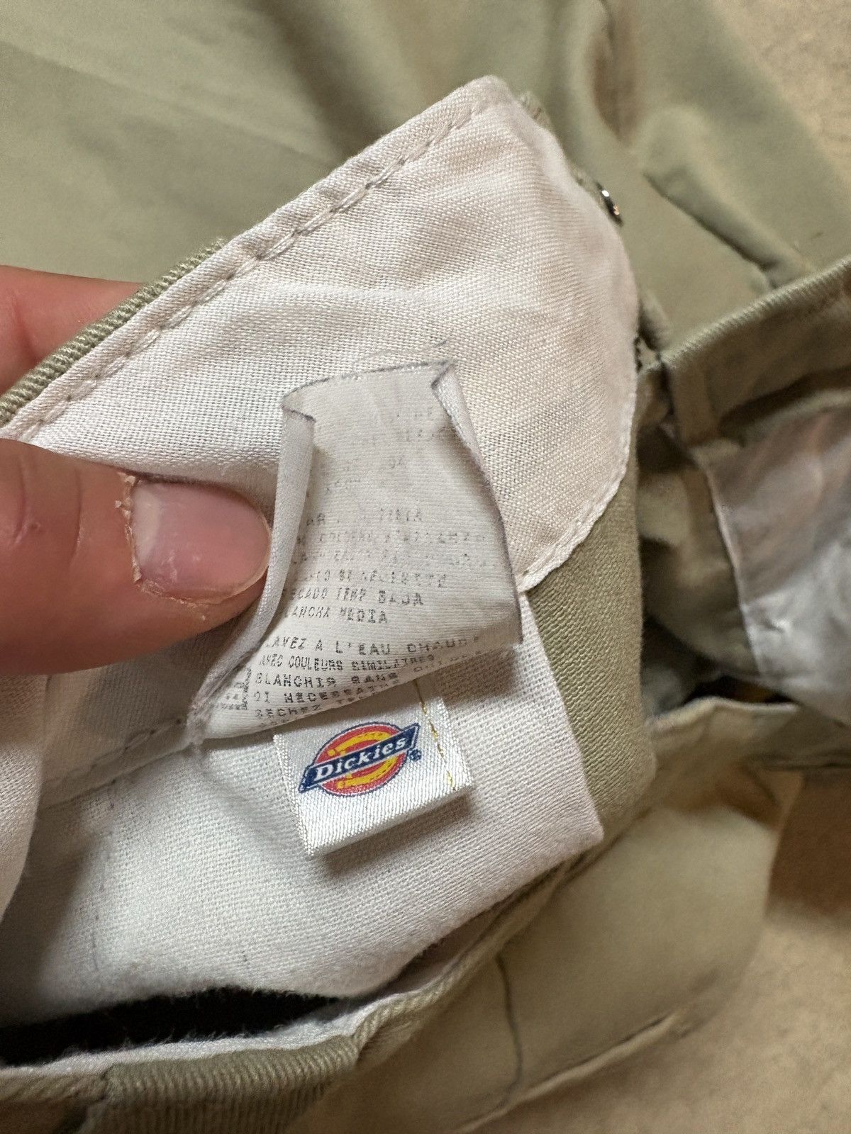 Dickies Vintage 90’s Dickies Chino Pants Khaki Beige Size 38x30 Size US 38 / EU 54 - 5 Thumbnail