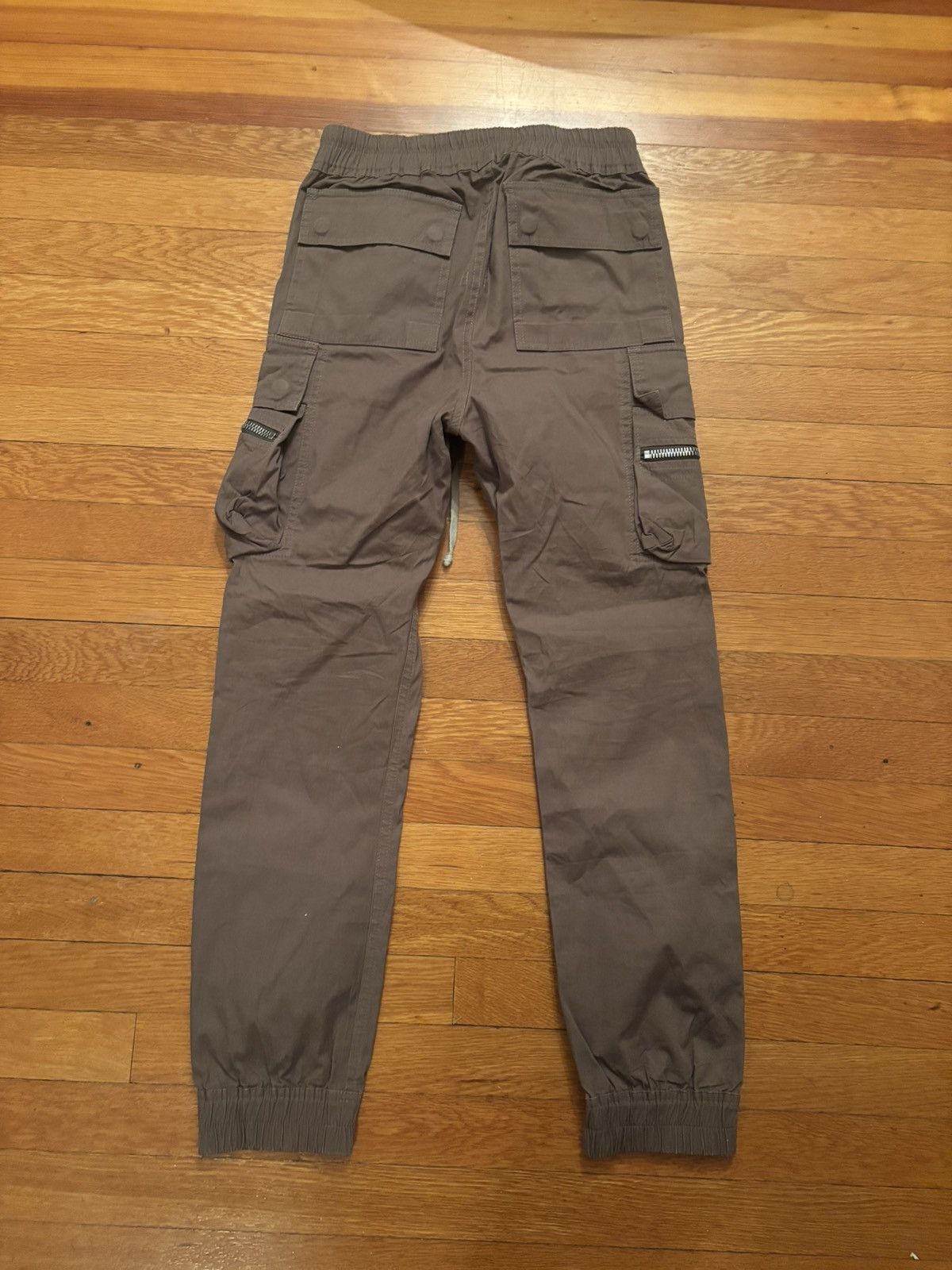 Rick Owens Brown Zip Cargo Pants Size US 29 - 2 Thumbnail