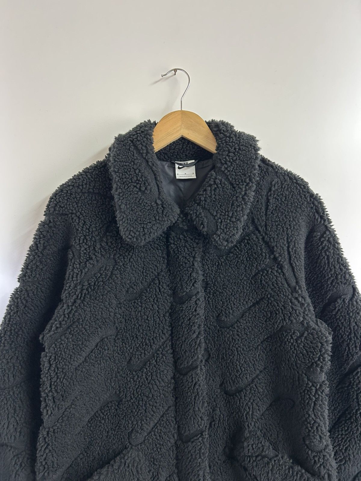 Nike 🔥Nike Faux Fur Outerwear Zipper Jacket Size S / US 4 / IT 40 - 4 Thumbnail