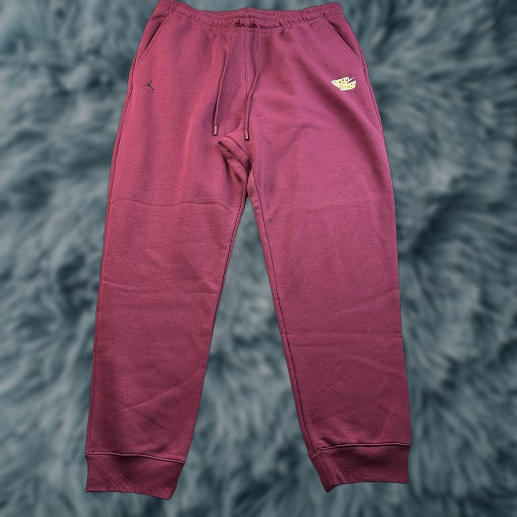 Jordan Brand Jordan Sweatpants Mens XL Red Jumpman Fleece Pants Size US 36 / EU 52 - 1 Thumbnail