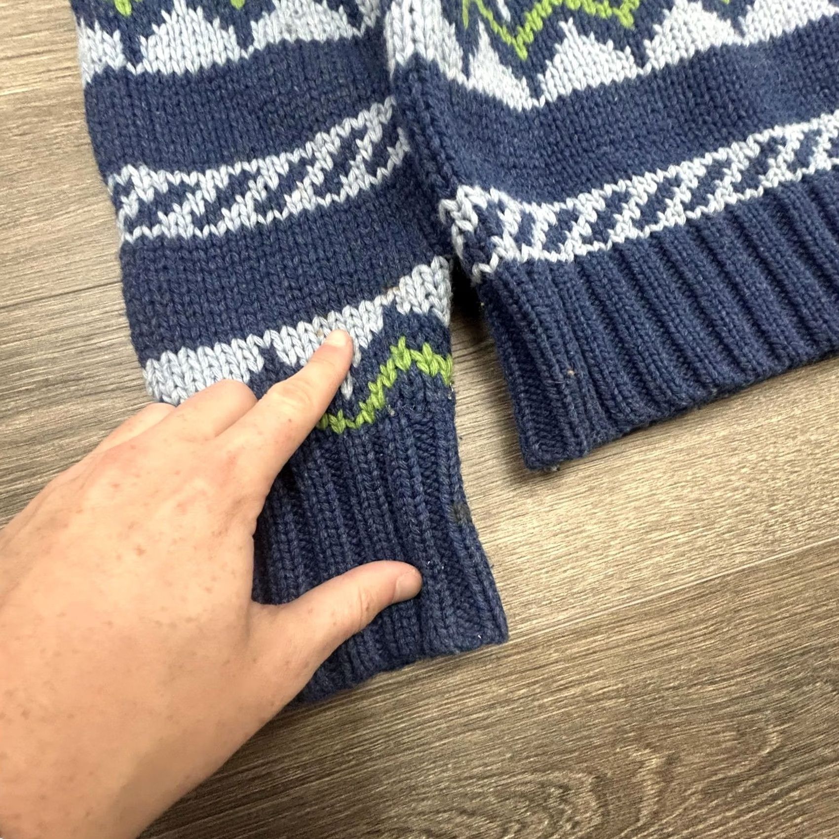 Abercrombie & Fitch Vintage Abercrombie & Fitch Sweater Mens XL Lambswool Fair Isle Chunky Knit 90s Size US XL / EU 56 / 4 - 8 Thumbnail