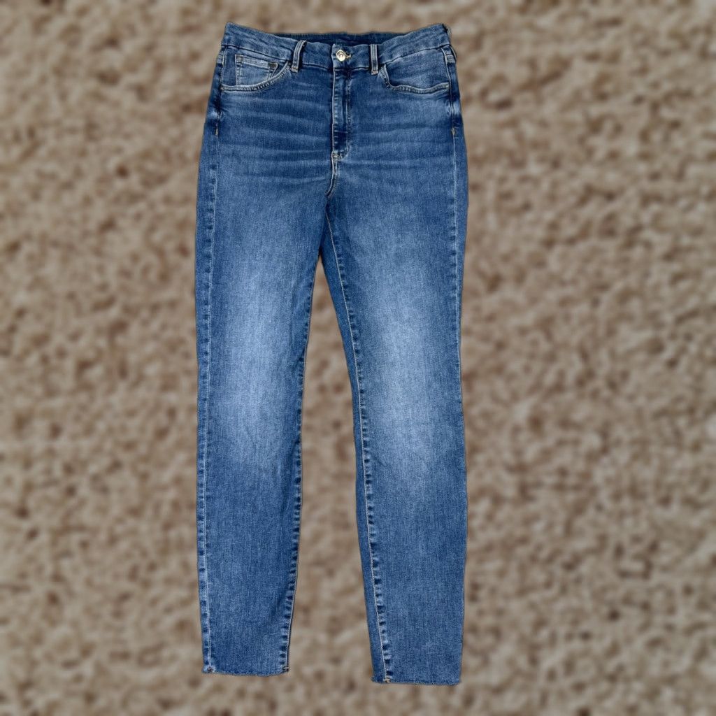 Denime &Denim Jeans Womens 31 Blue Denim Super Skinny High Waist Ankle Length Size 24" / US 00 / IT 34 - 1 Thumbnail