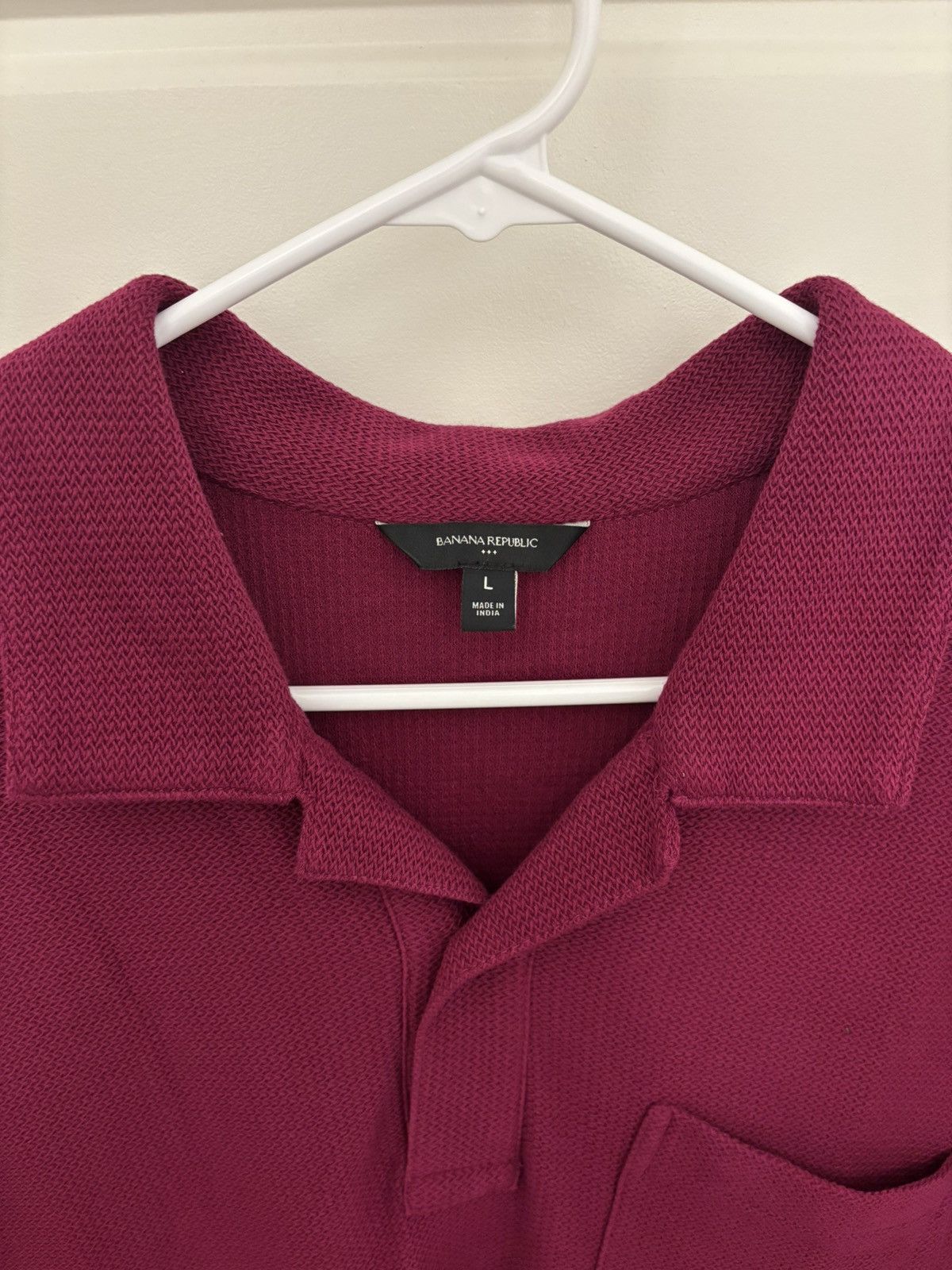 Banana Republic Knit Polo Size US L / EU 52-54 / 3 - 2 Thumbnail