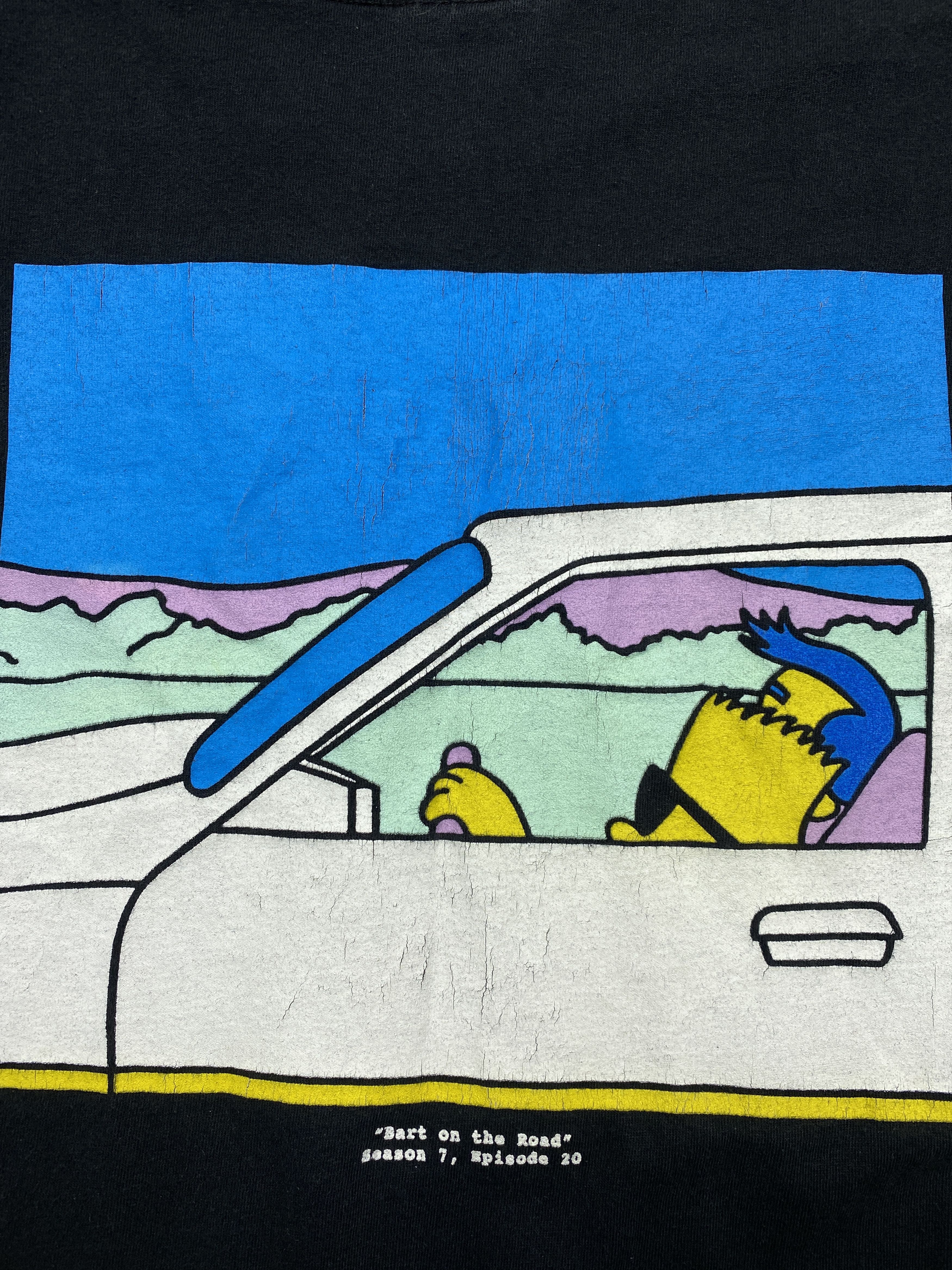 The Simpsons × Vintage The Simpsons Bart Driver License Vintage T-Shirt Size US XL / EU 56 / 4 - 3 Thumbnail