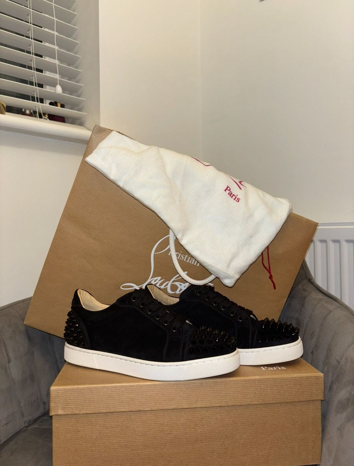 Christian Louboutin Vieira 2 Size 3 spiked
