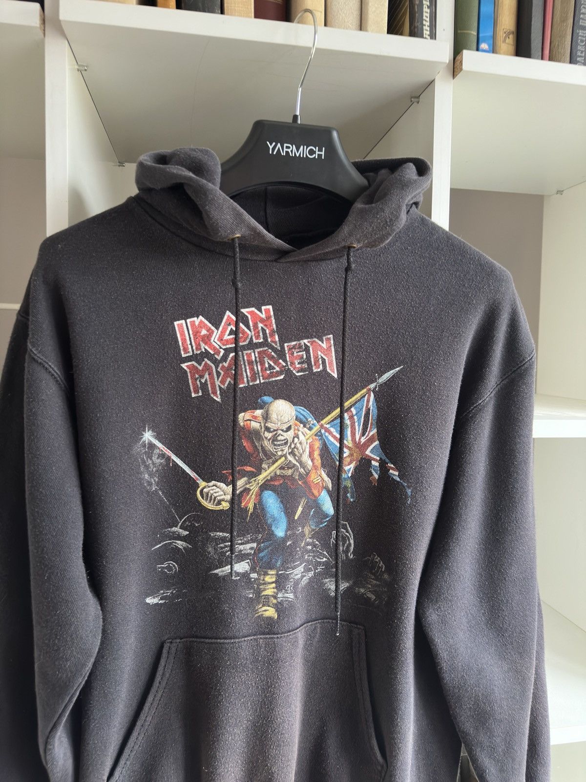Band Tees Vintage 2000s Iron Maiden Band Washed Hoodie Size US M / EU 48-50 / 2 - 2 Thumbnail