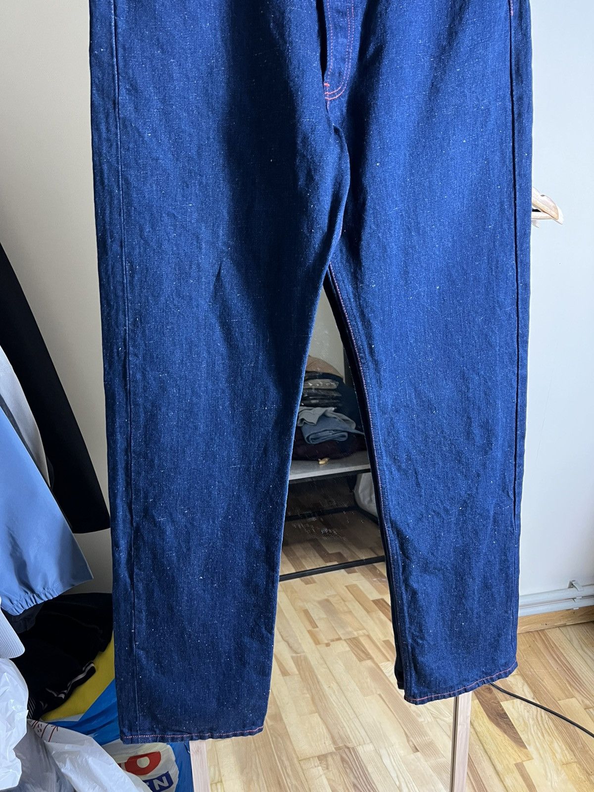 Levi's Levi’s 501 Vintage Relaxed Fit Red Stitch Denim Jeans Poland Size US 36 / EU 52 - 11 Thumbnail