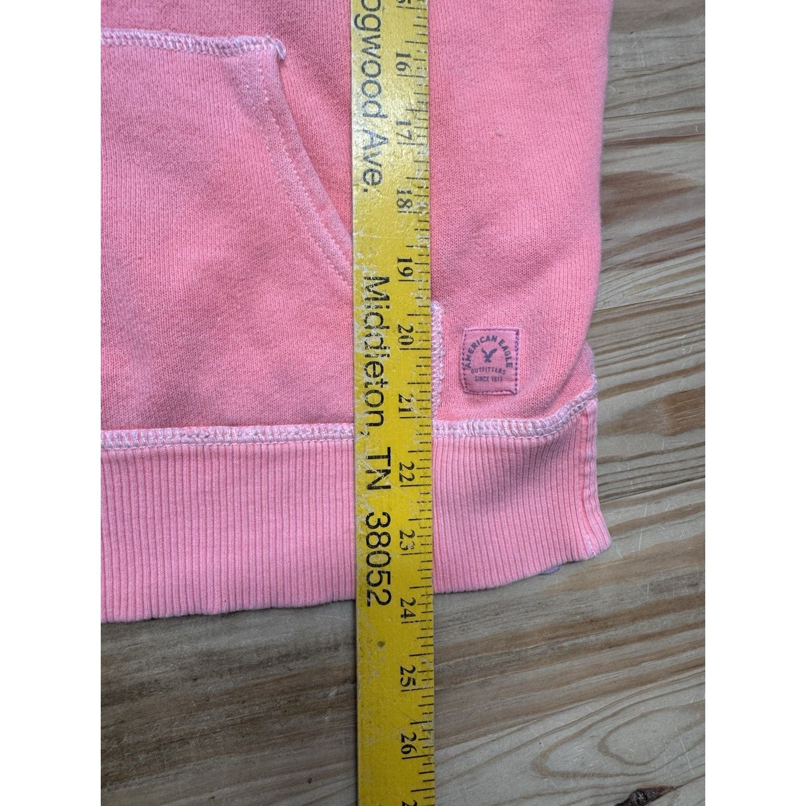 American Eagle Outfitters American Eagle Outfitters Lace Up Hoodie Peach Pink Size S Size S / US 4 / IT 40 - 7 Thumbnail