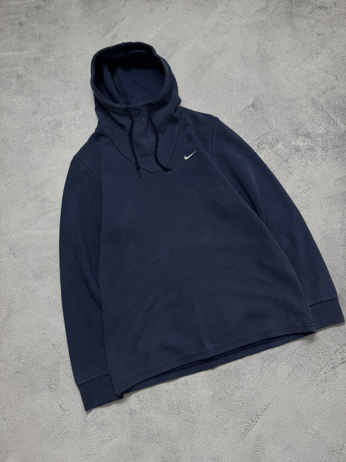 Nike Vintage Y2k Nike Ninja Mini Swoosh Basic Hoodie 00’s Size US M / EU 48-50 / 2 - 2 Thumbnail